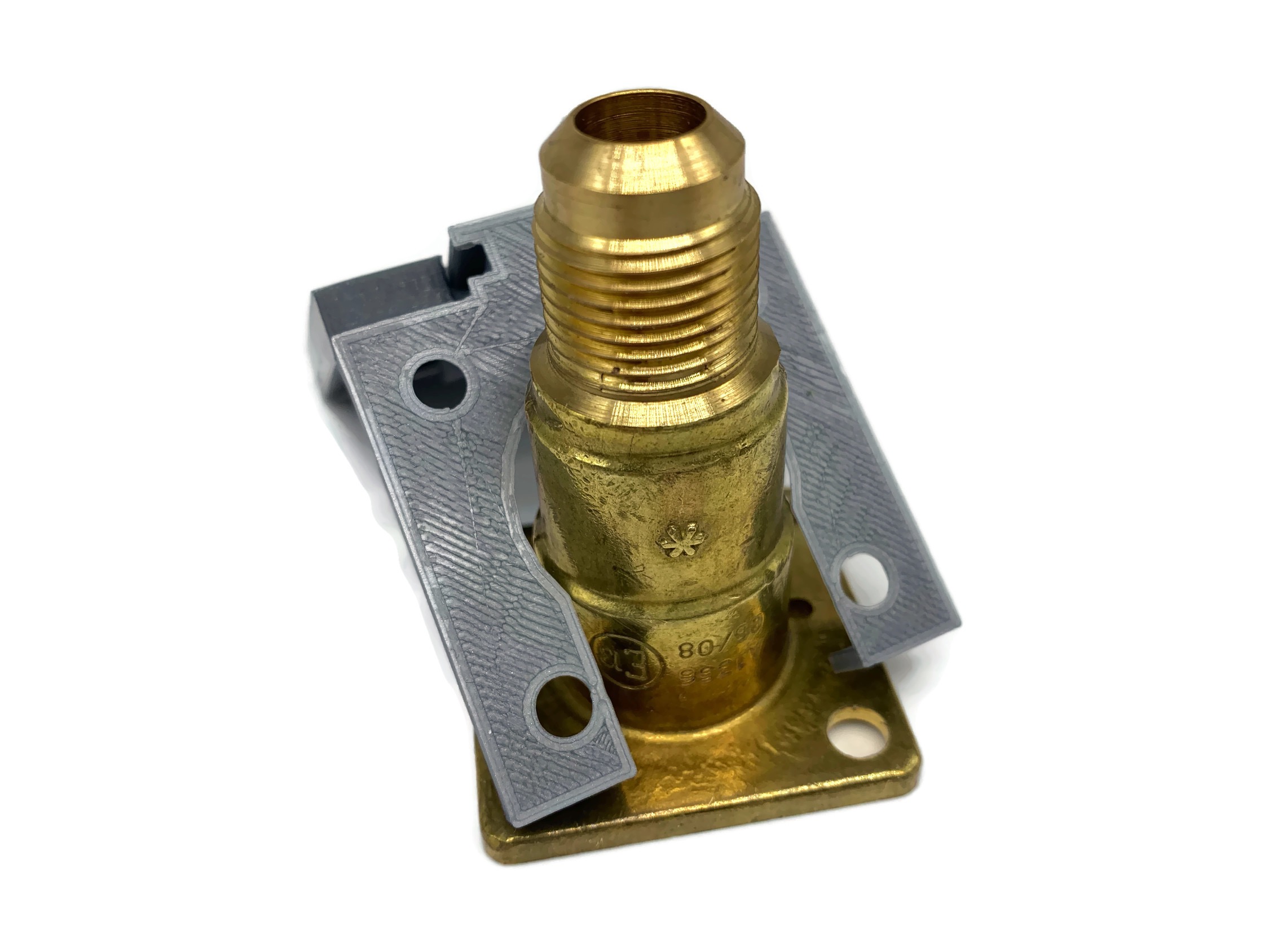 LPG Autogas Tankdeckel viereckig für HK Platte silber M22 mit Scharnier - Vorschau 6