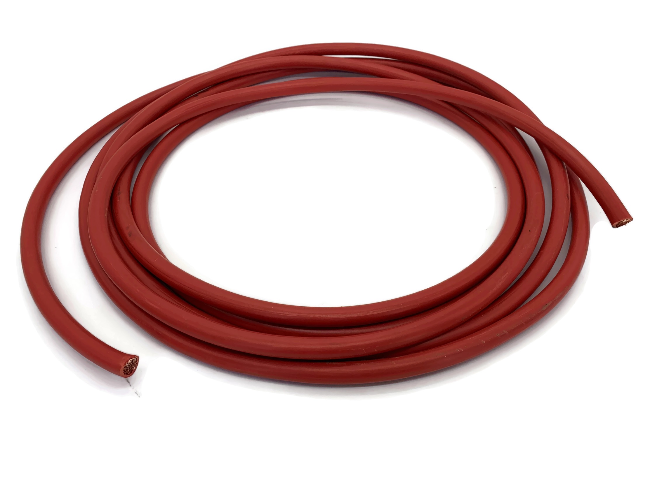 Batteriekabel 35 mm² 5m Kupferkabel H07V-K35 rot flexibel PVC Ummantelung für Fahrzeuge - Vorschau 3