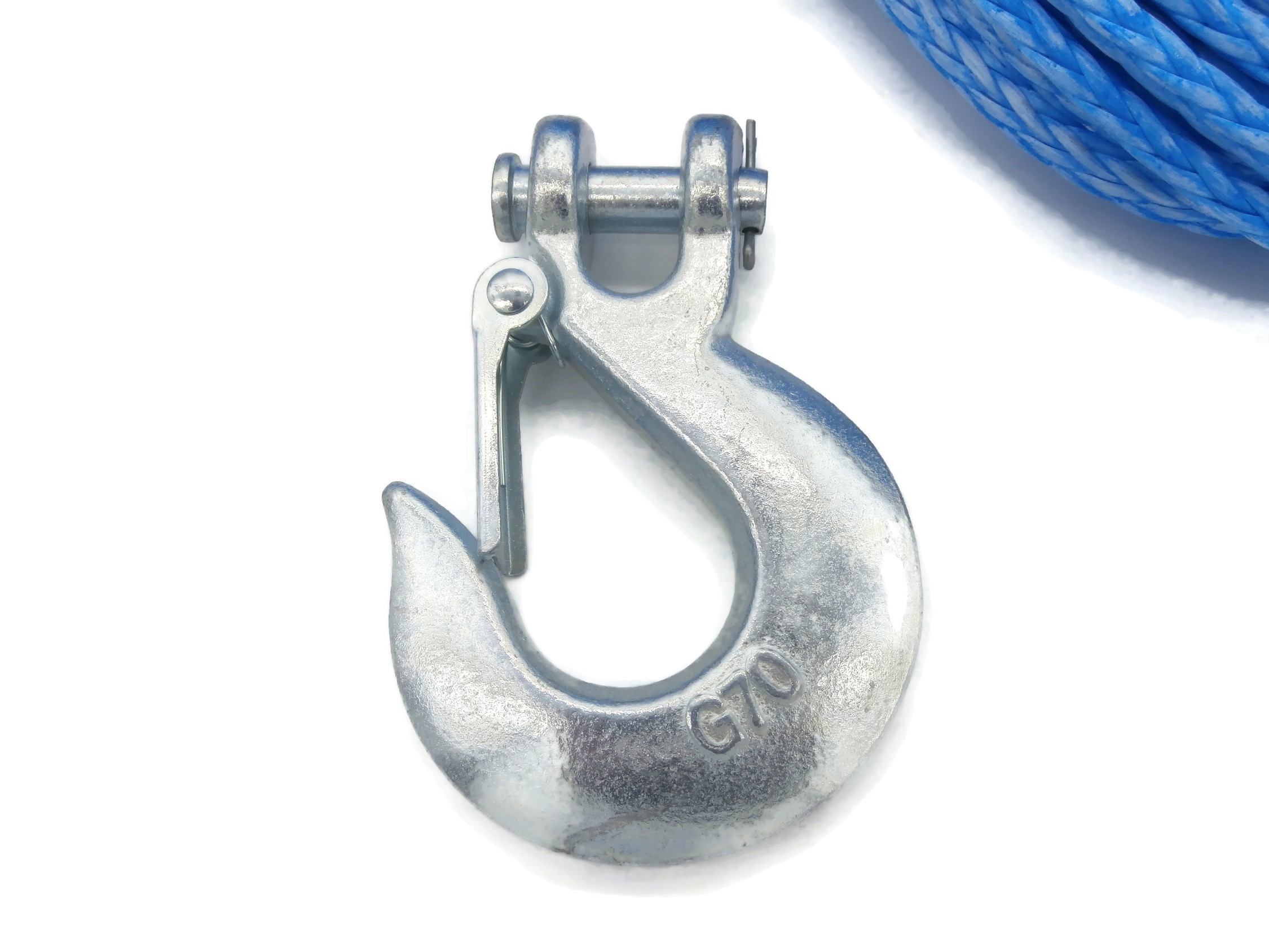 Kunststoffseil Dyneema 8mm 10m Kausche und Haken für Seilwinde Synthetik Offroad - Vorschau 5