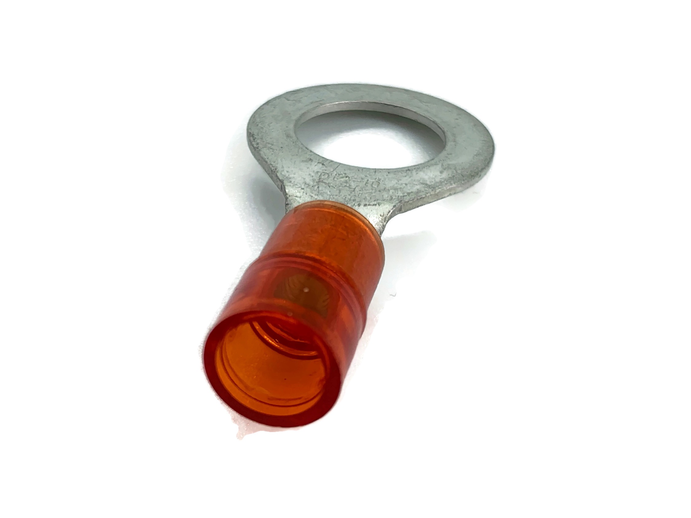 6 bis 10mm² M10 isolierte 4x Ringösen Pressösen rot für Elektroverbindungen - Vorschau 2