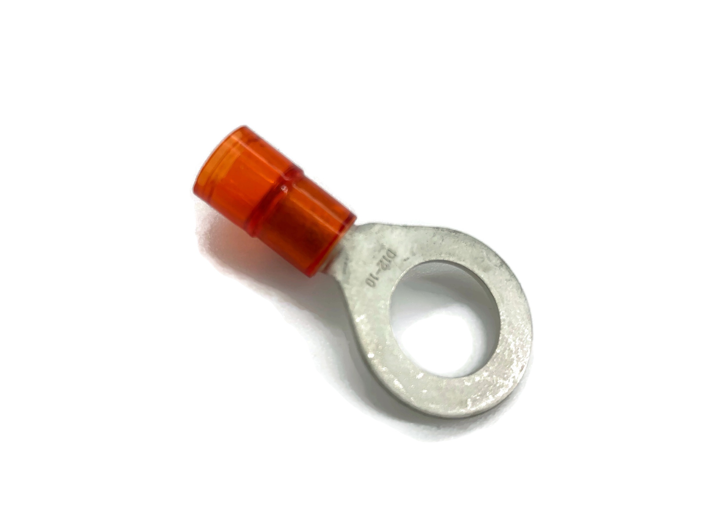 6 bis 10mm² M10 isolierte 4x Ringösen Pressösen rot für Elektroverbindungen - Vorschau 4