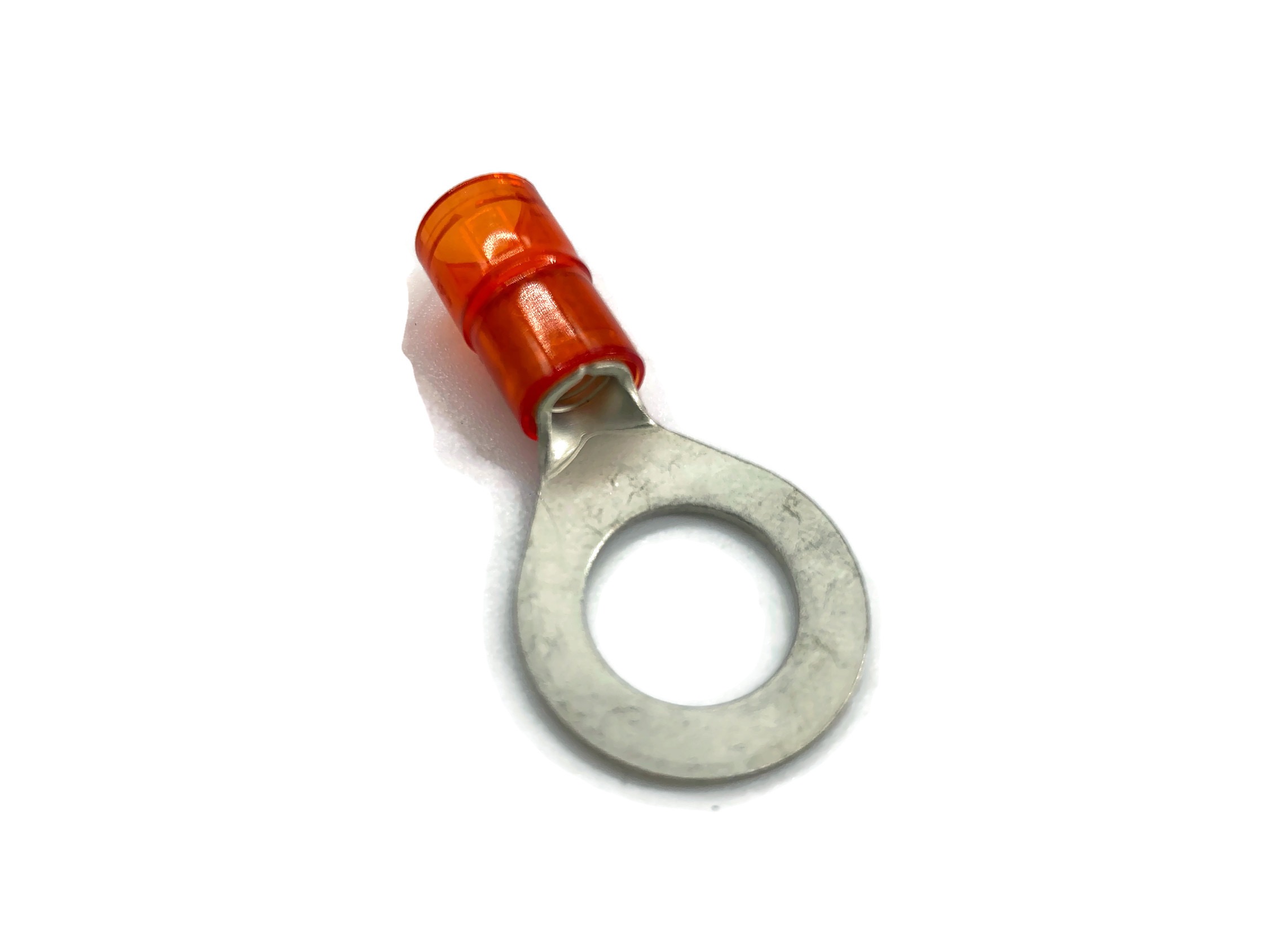 6 bis 10mm² M10 isolierte 4x Ringösen Pressösen rot für Elektroverbindungen - Vorschau 5