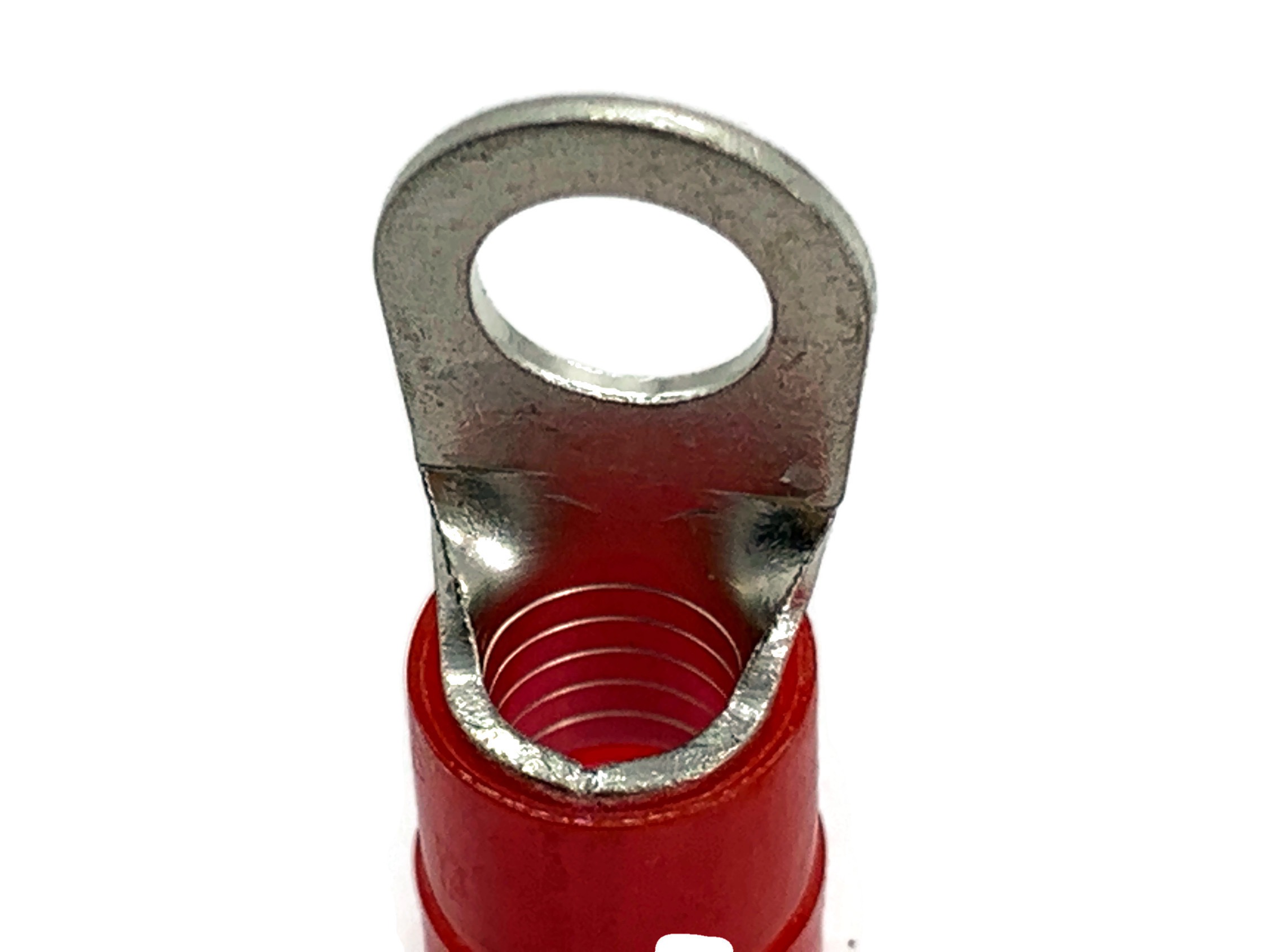 Kabelschuh 25mm2 bis 35mm2 M10 isoliert 4x Ringöse Pressöse rot für Batteriekabel - Vorschau 2