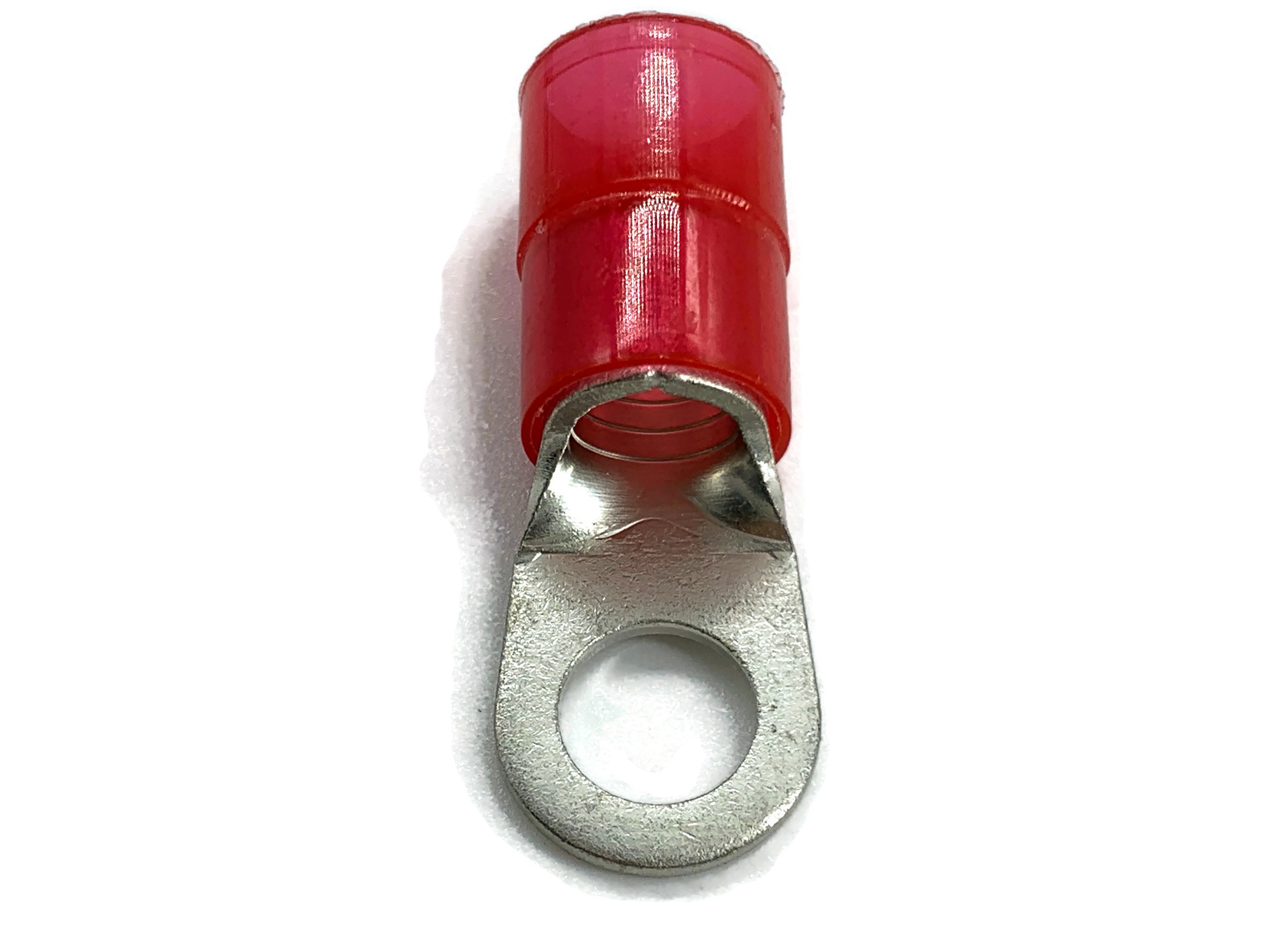 Kabelschuh 25mm2 bis 35mm2 M10 isoliert 4x Ringöse Pressöse rot für Batteriekabel - Vorschau 3
