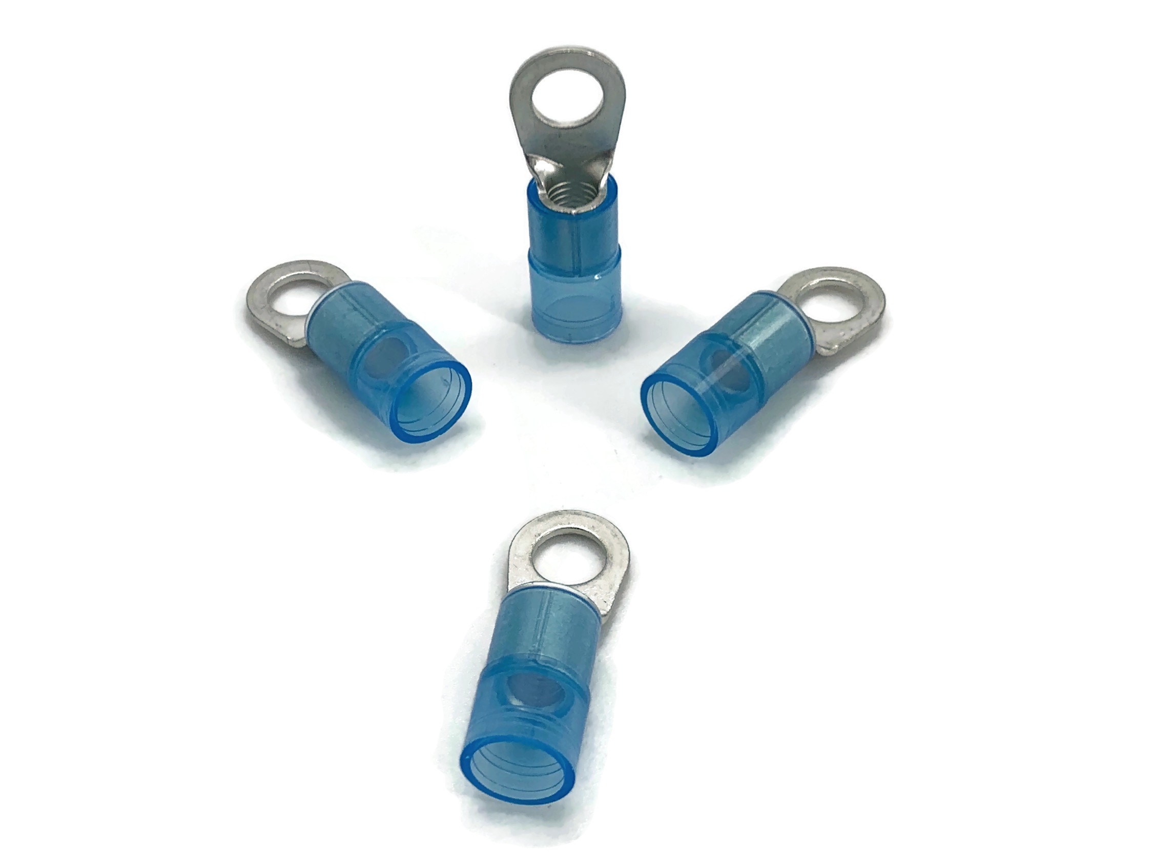 eXODA Kabelschuh 10mm2 bis 16mm2 M8 isoliert 4x Ringöse blau für Kabelquerschnitt 10mm2 bis 16mm2 - Vorschau 3