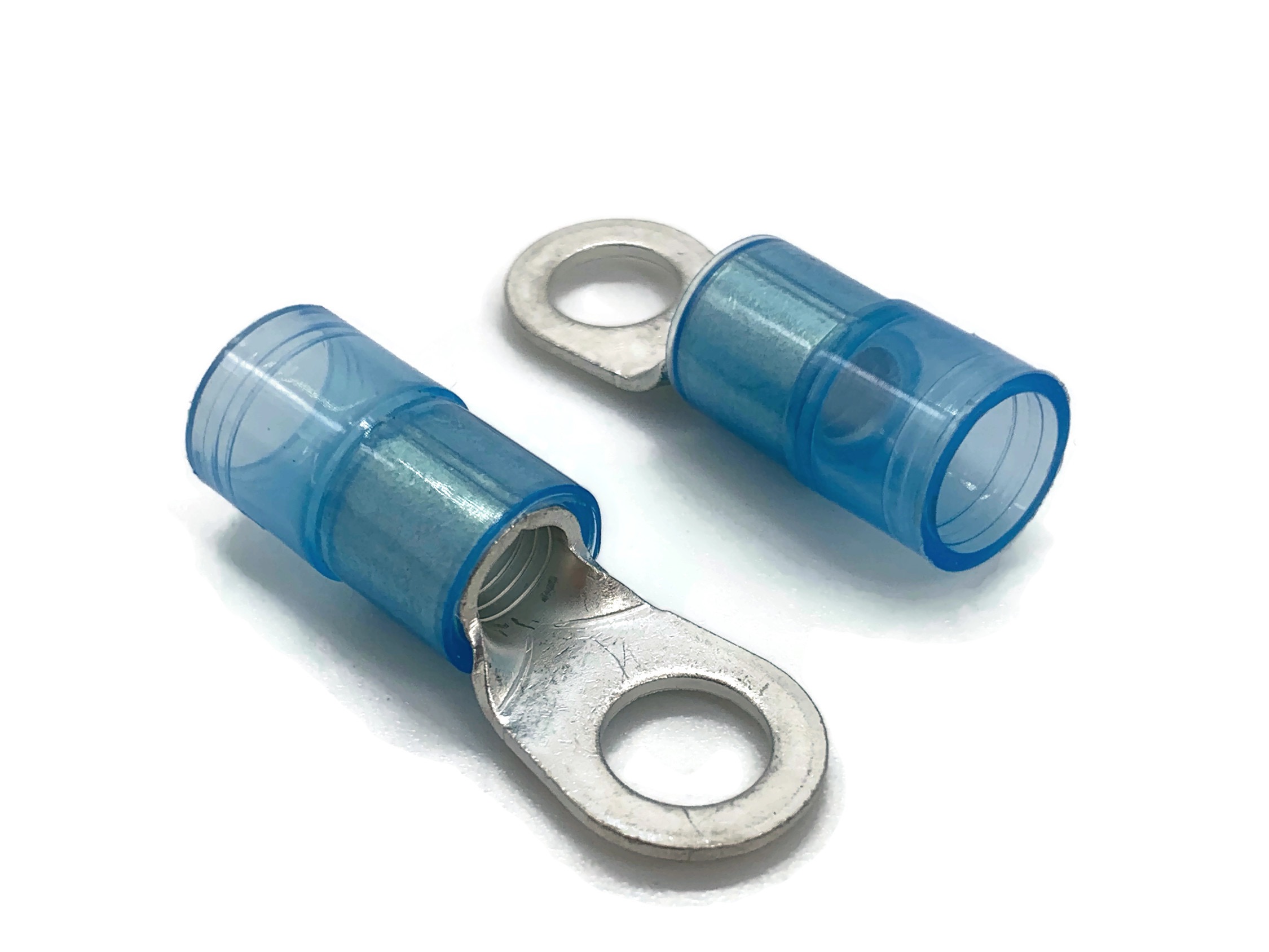 eXODA Kabelschuh 10mm2 bis 16mm2 M8 isoliert 4x Ringöse blau für Kabelquerschnitt 10mm2 bis 16mm2 - Vorschau 4