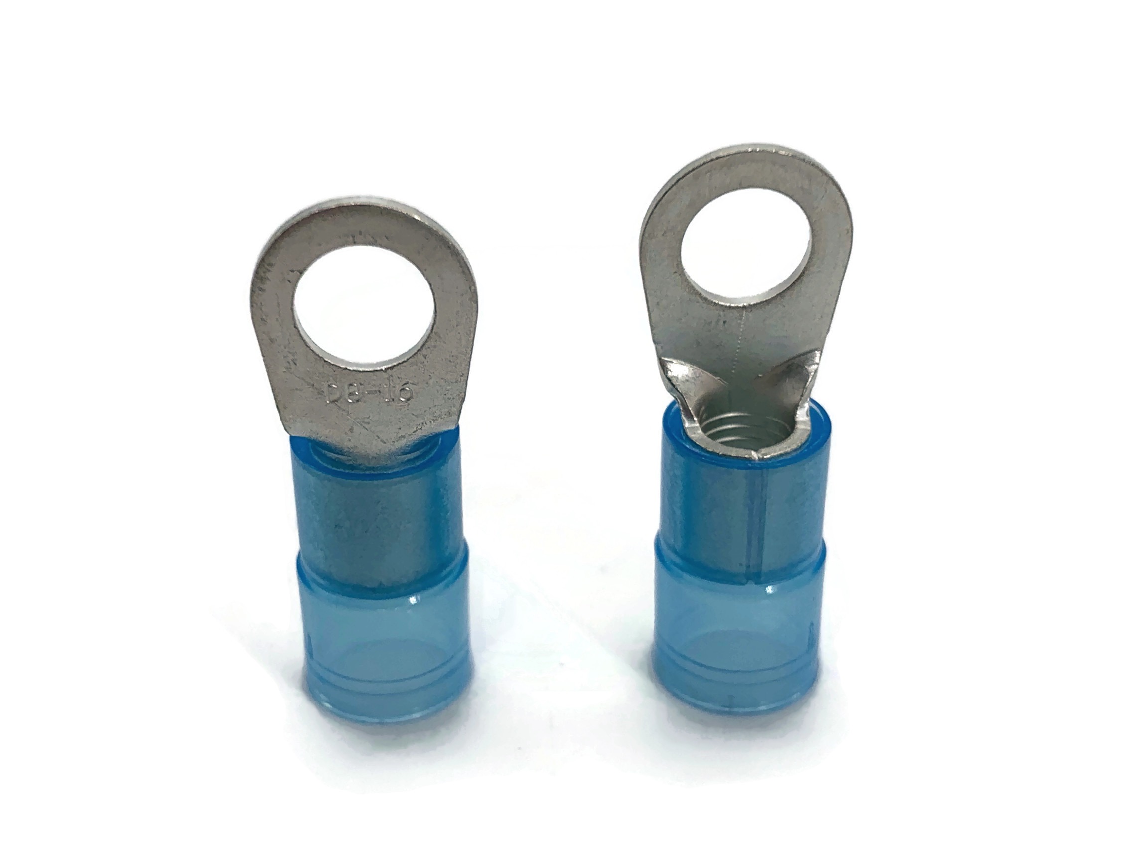 eXODA Kabelschuh 10mm2 bis 16mm2 M8 isoliert 4x Ringöse blau für Kabelquerschnitt 10mm2 bis 16mm2 - Vorschau 5