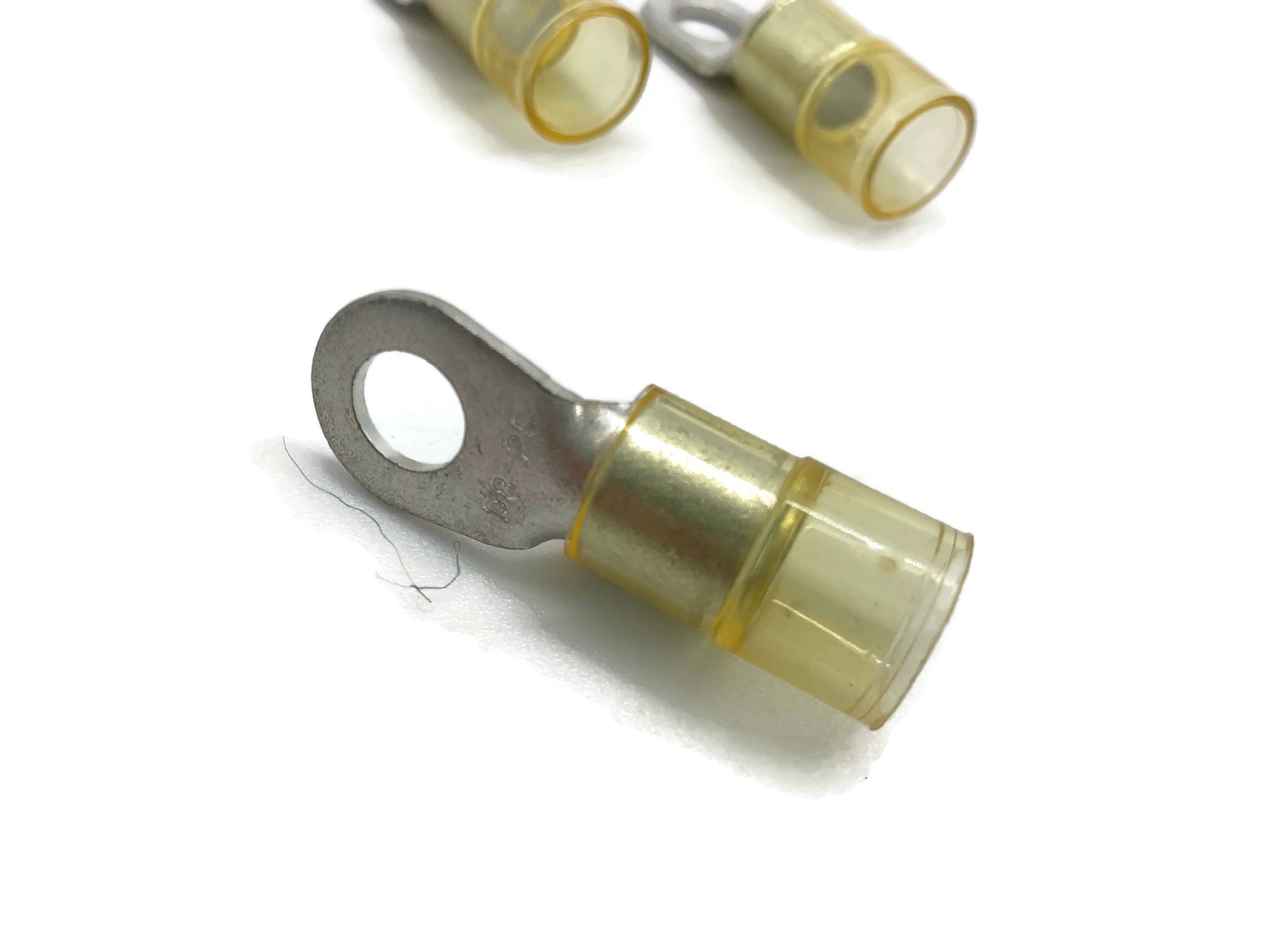 Kabelschuh 16mm2 bis 25mm2 M8 isoliert 4x Ringöse Quetschkabelschuhe weiss - Vorschau 2