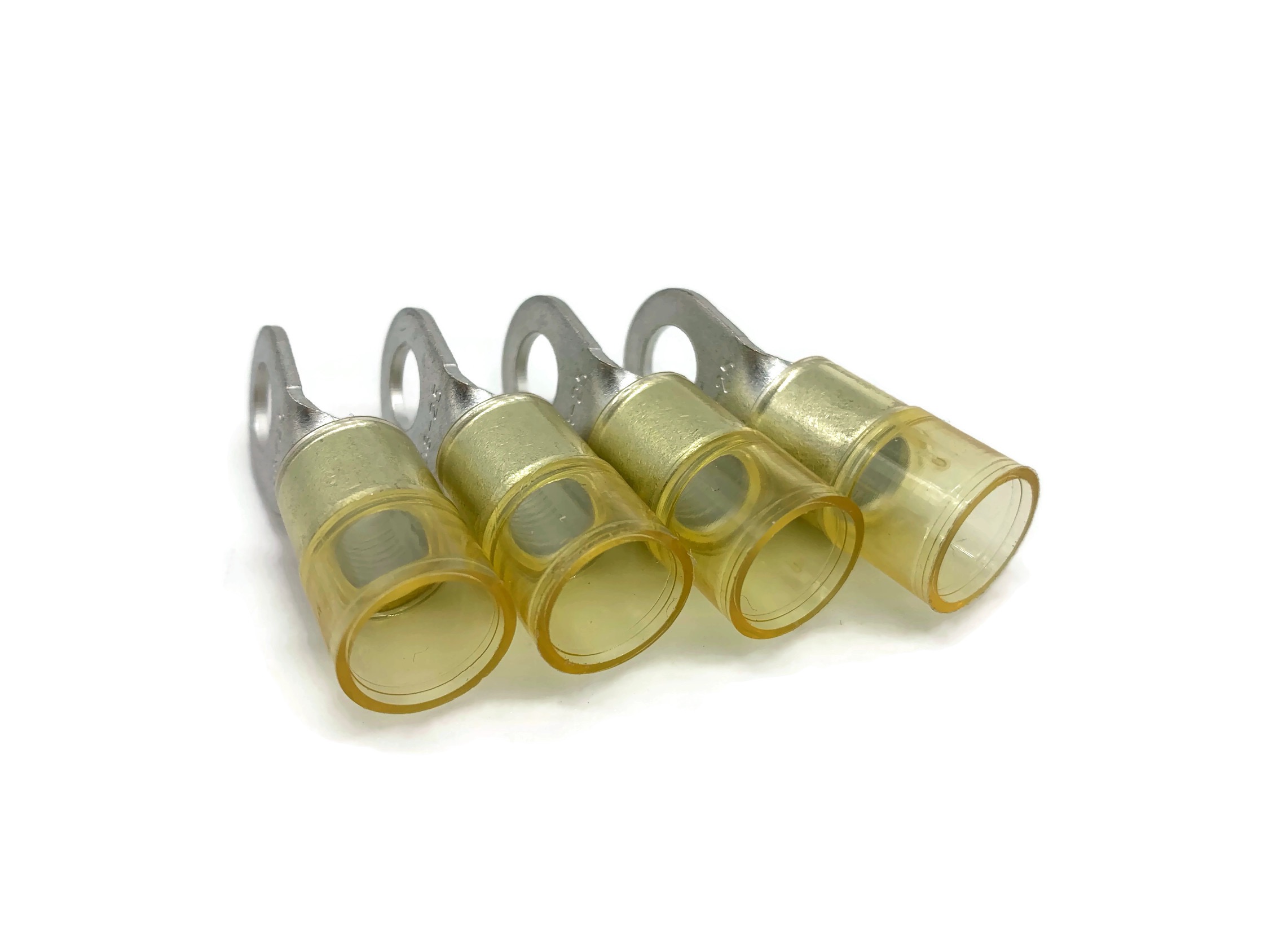 Kabelschuh 16mm2 bis 25mm2 M8 isoliert 4x Ringöse Quetschkabelschuhe weiss - Vorschau 5