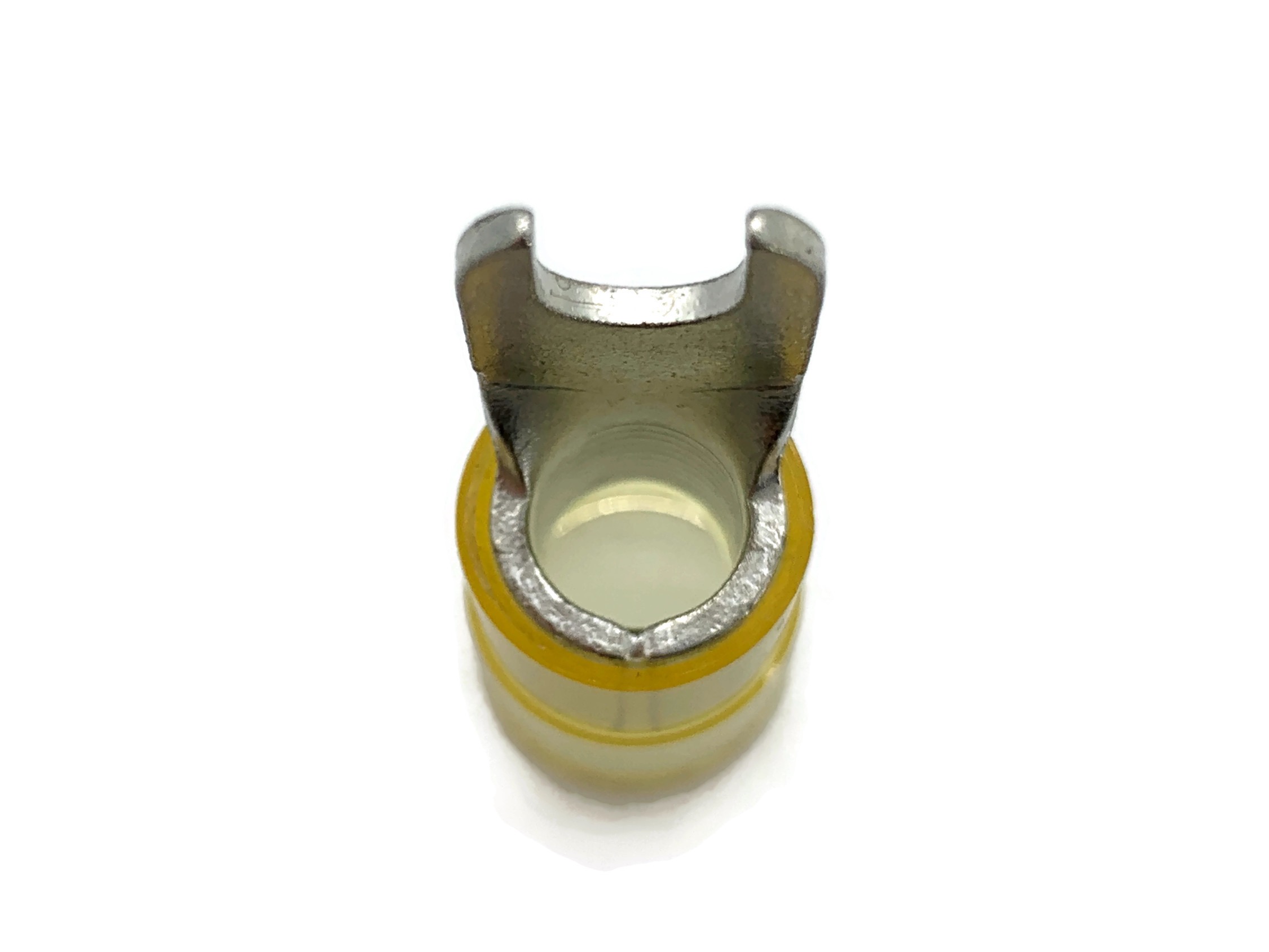 Gabelkabelschuh 16mm2 bis 25mm2 M6 isoliert 4x Ringöse Pressöse Quetschkabelschuhe gelb - Vorschau 7
