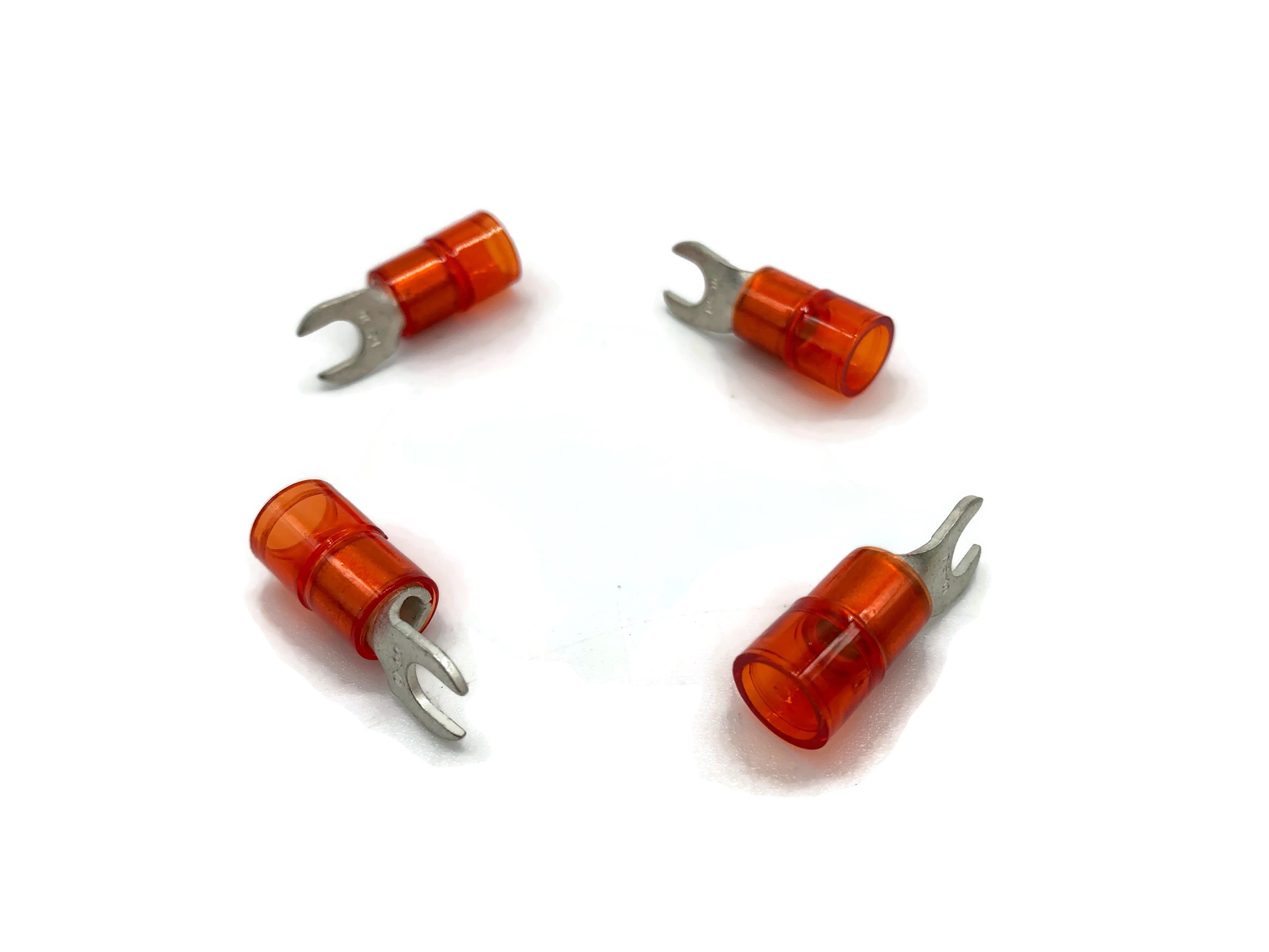 Gabelkabelschuh 6mm2 bis 10mm2 M5 isoliert 4x Ringöse für sichere elektrische Verbindungen - Vorschau 3