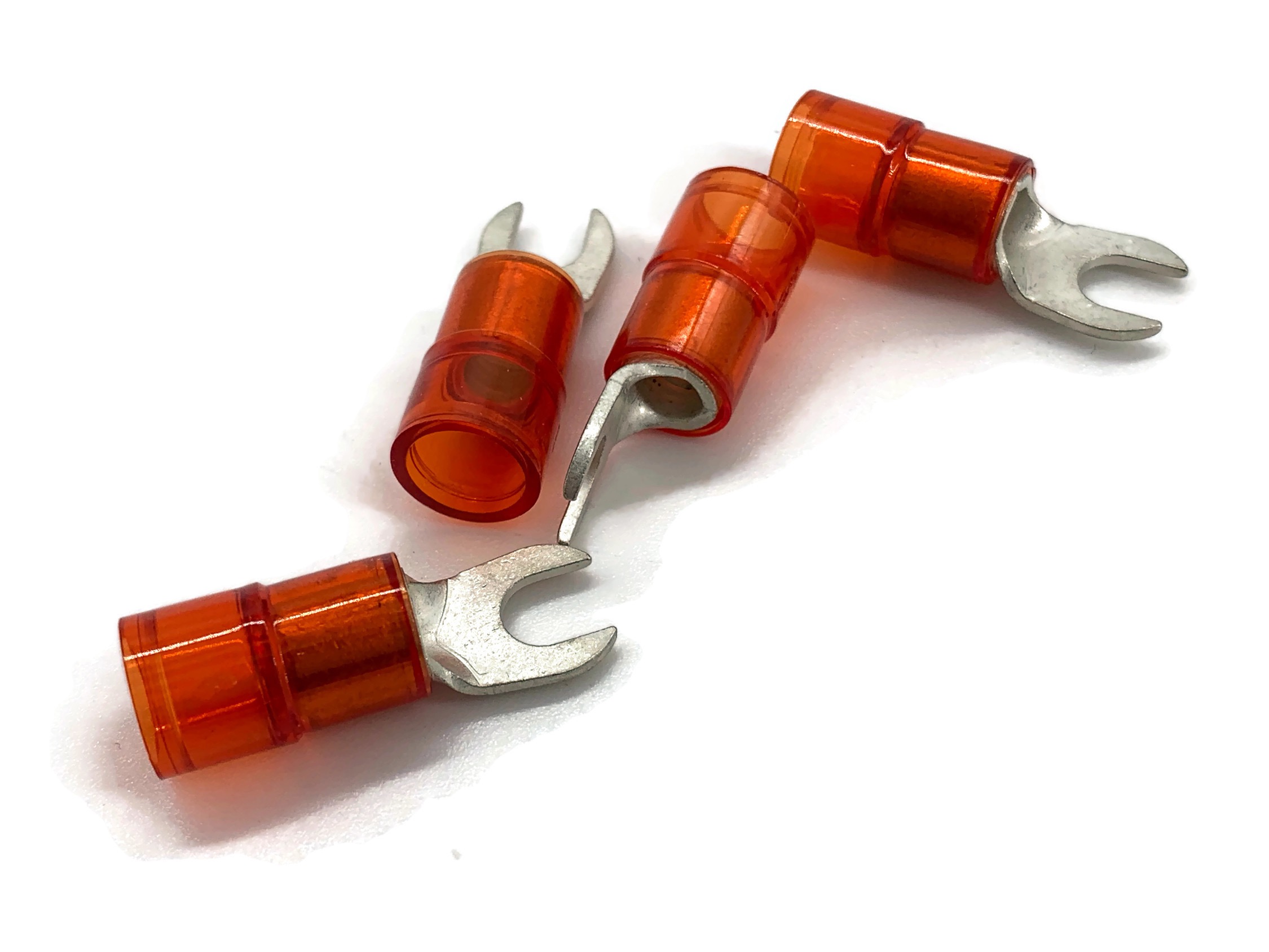 Gabelkabelschuh 6mm2 bis 10mm2 M5 isoliert 4x Ringöse für sichere elektrische Verbindungen - Vorschau 8