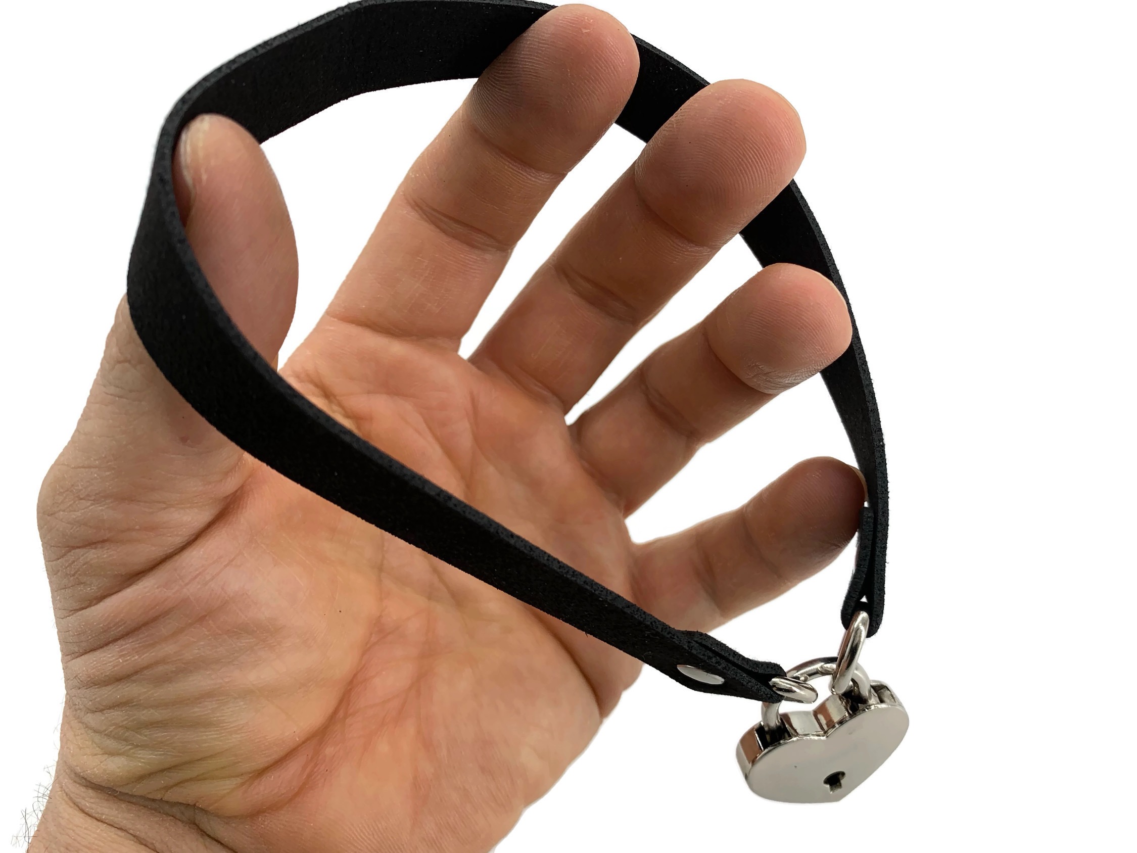 Halsband SM Damen mit Schloss abschliessbar Grösse S Ausgehhalsband für einen max. 34cm Halsumfang - Vorschau 5