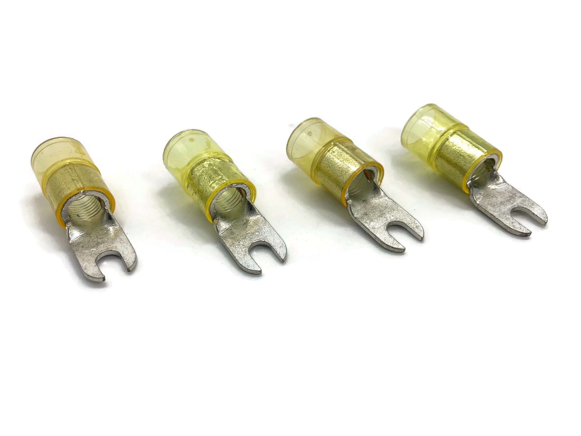 eXODA Gabelkabelschuh 16mm2 bis 25mm2 M5 isoliert 4x Ringöse Quetschkabelschuhe - Vorschau 5