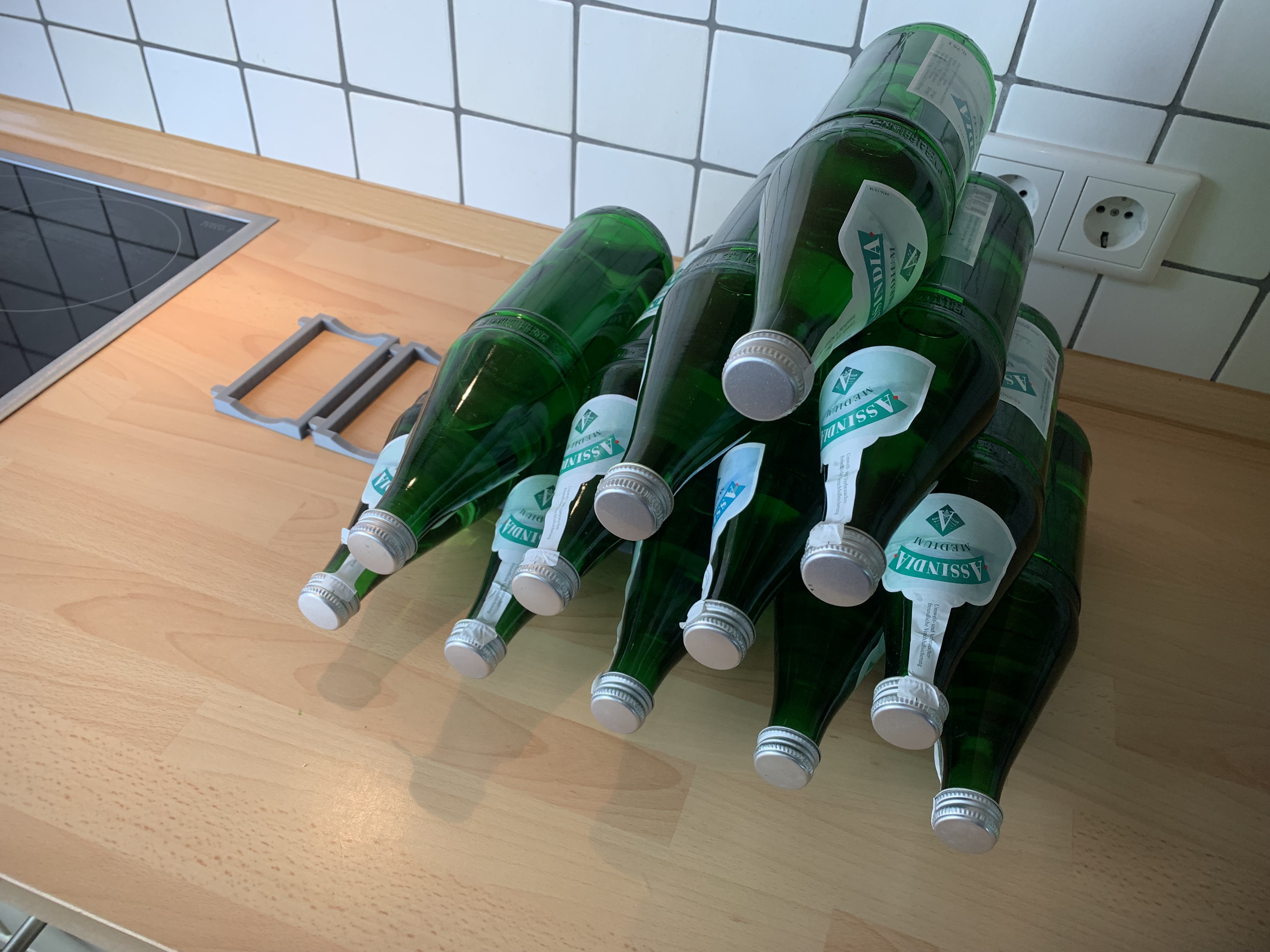 Flaschenhalter Kühlschrank universal Flaschenregal für Wein Bier Dosen - Vorschau 5