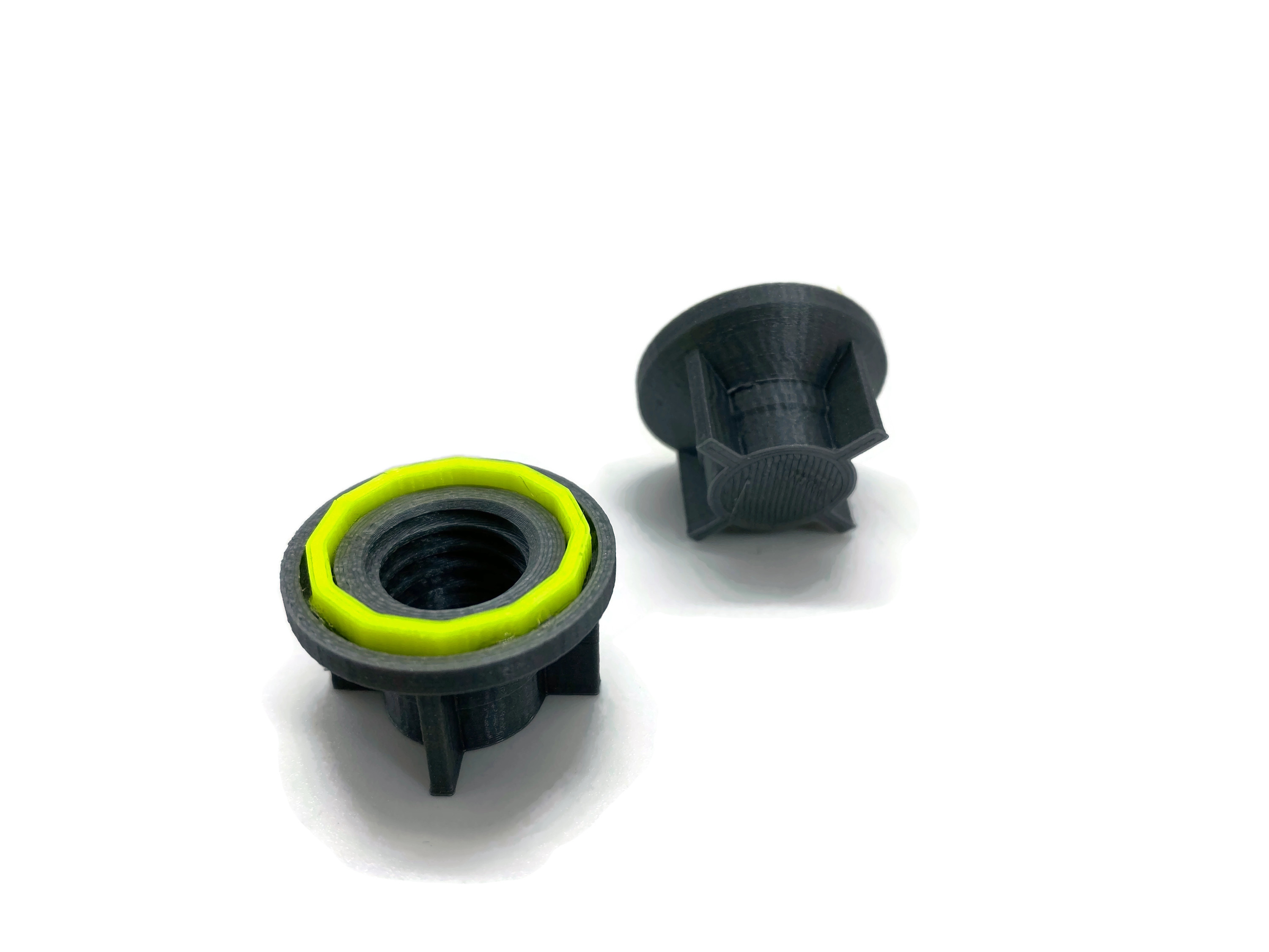 Silikontuben Verschluss mit Dichtungs-Ring 2x Verschluss mit gelbem Dichtungsring - Vorschau 3