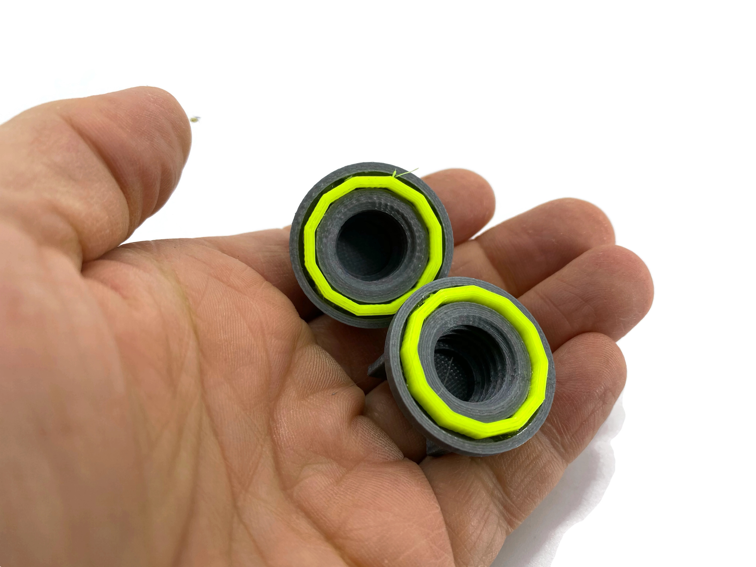 Silikontuben Verschluss mit Dichtungs-Ring 2x Verschluss mit gelbem Dichtungsring - Vorschau 5