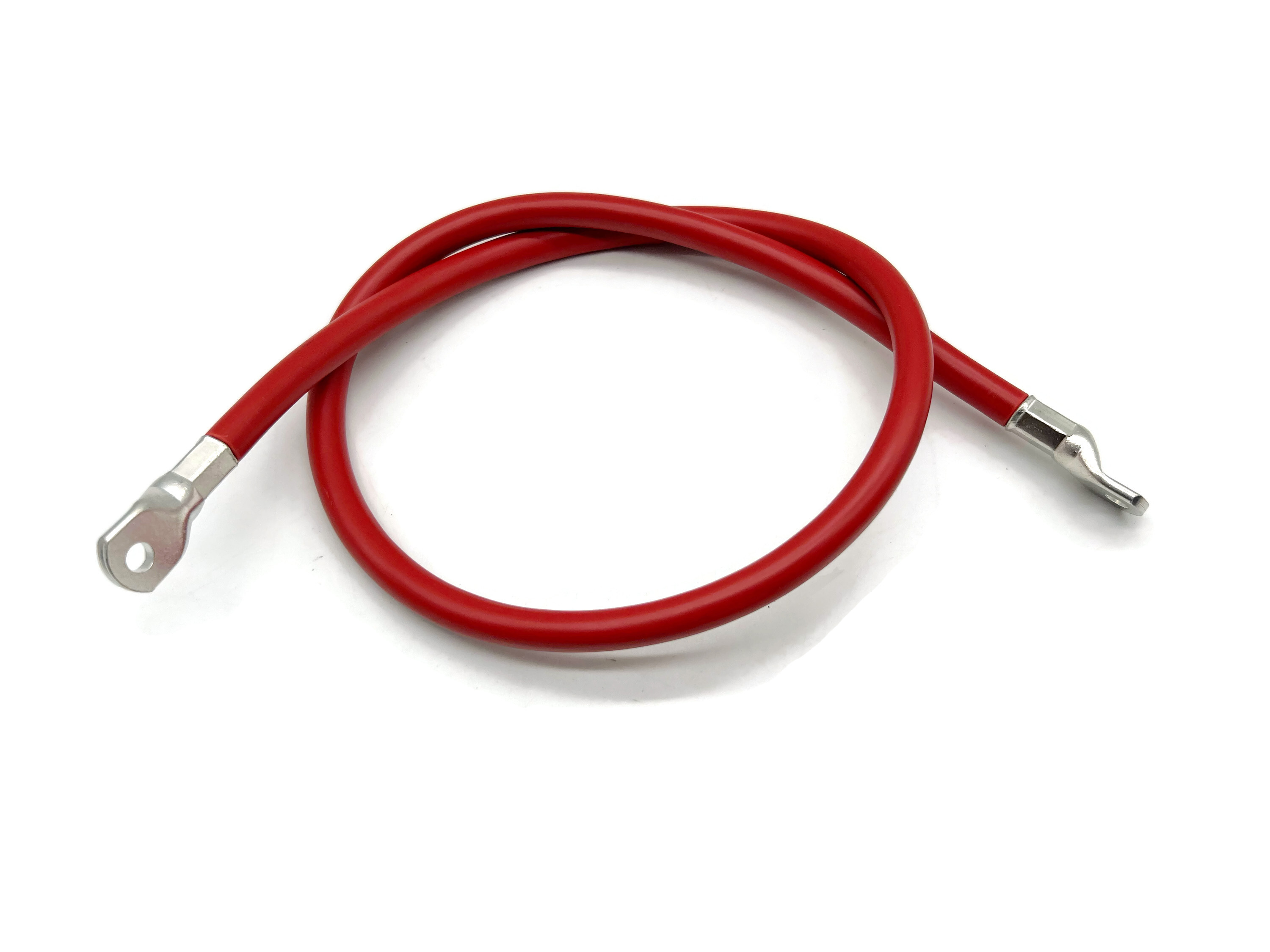 Batteriekabel 35 mm² 75cm mit Kabelschuhen M6 Rot flexibel hochwertig 99 Prozent Kupfer - Vorschau 5