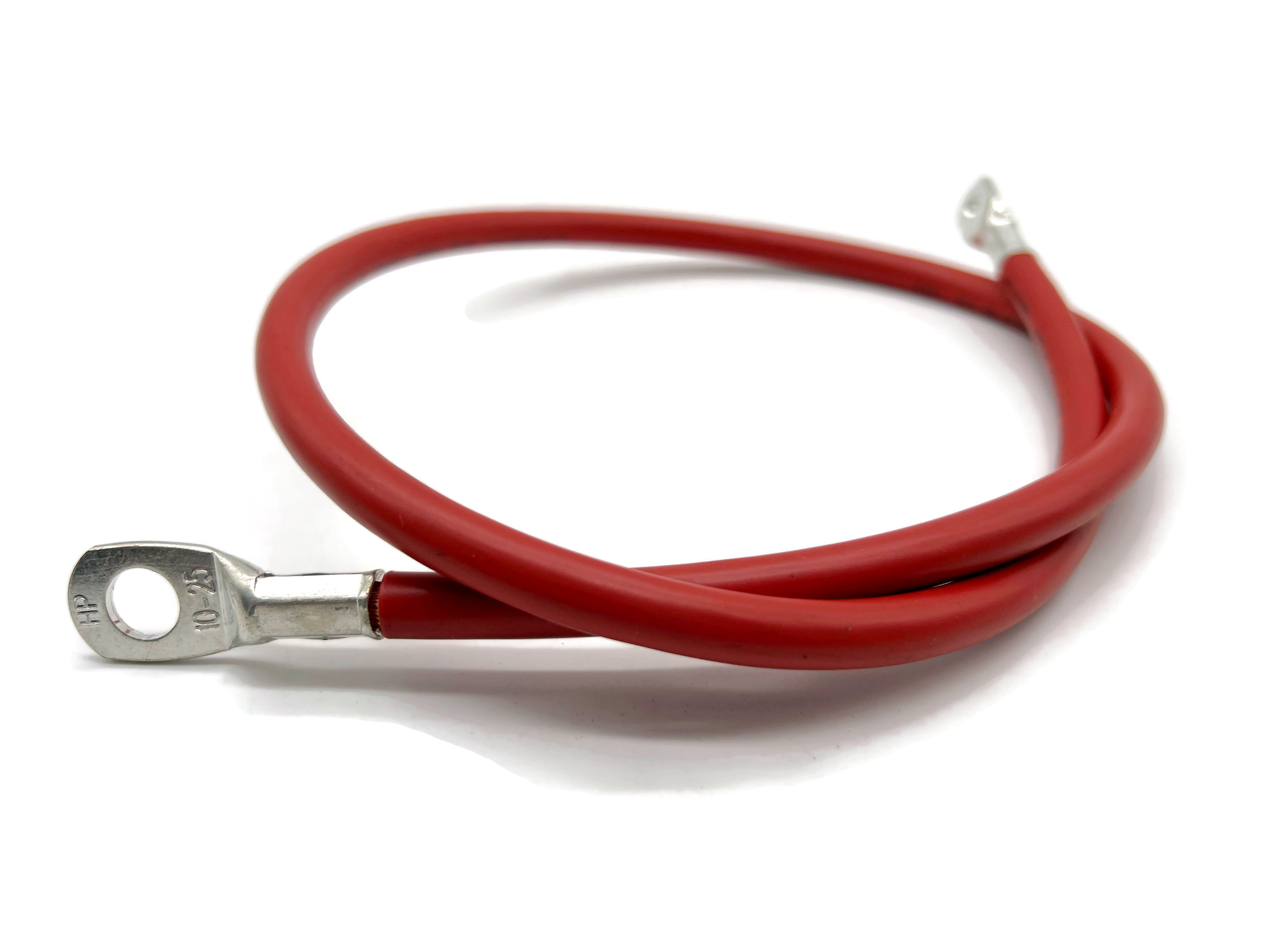 Batteriekabel 25 mm² 75cm mit M6 und M10 Anschluss Rot - Vorschau 2