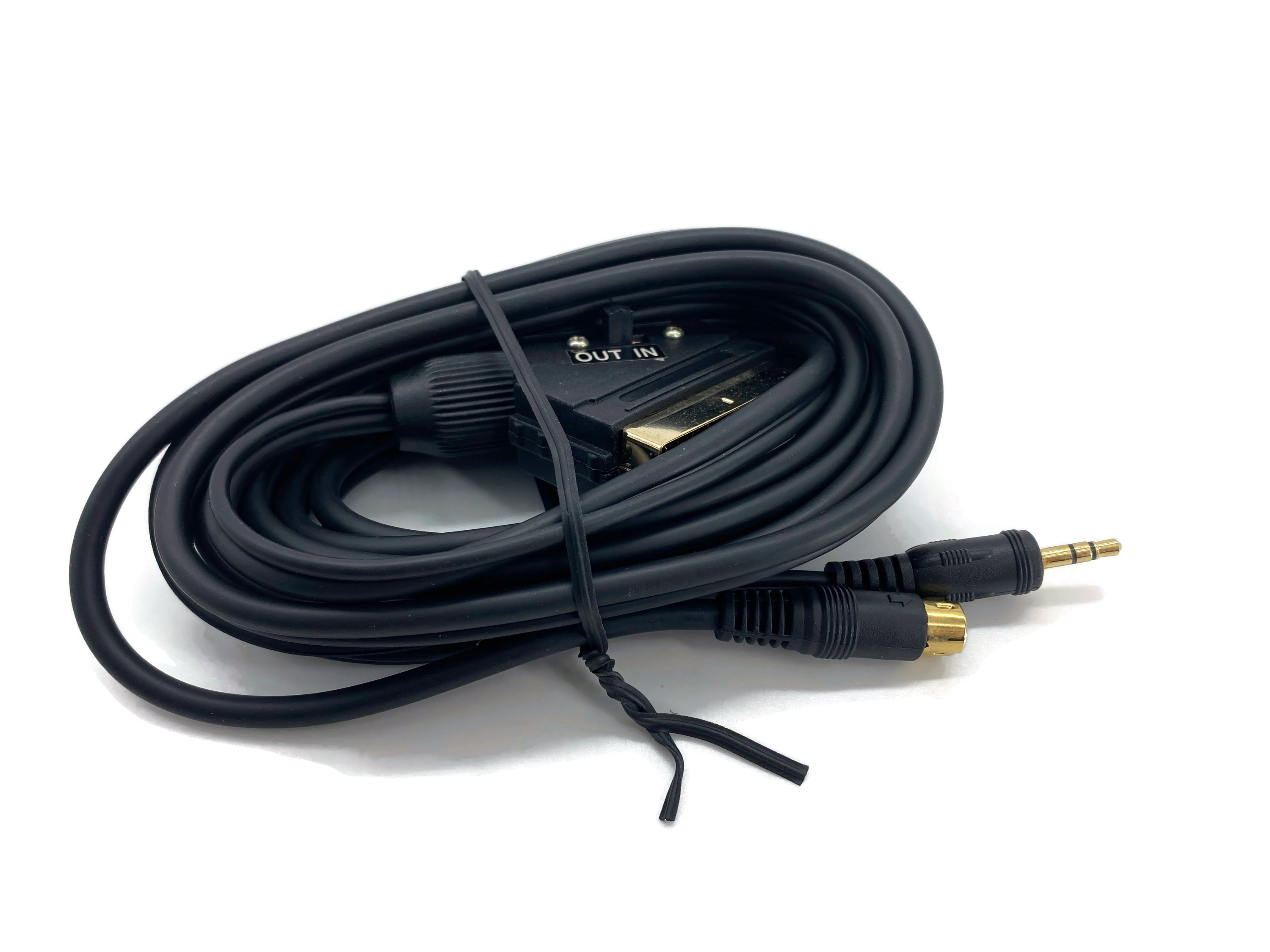 S-Video / Klinke 3,5mm Stecker auf Scart Stecker 3m Kabel mit Umschalter für PC Notebook - Vorschau 4