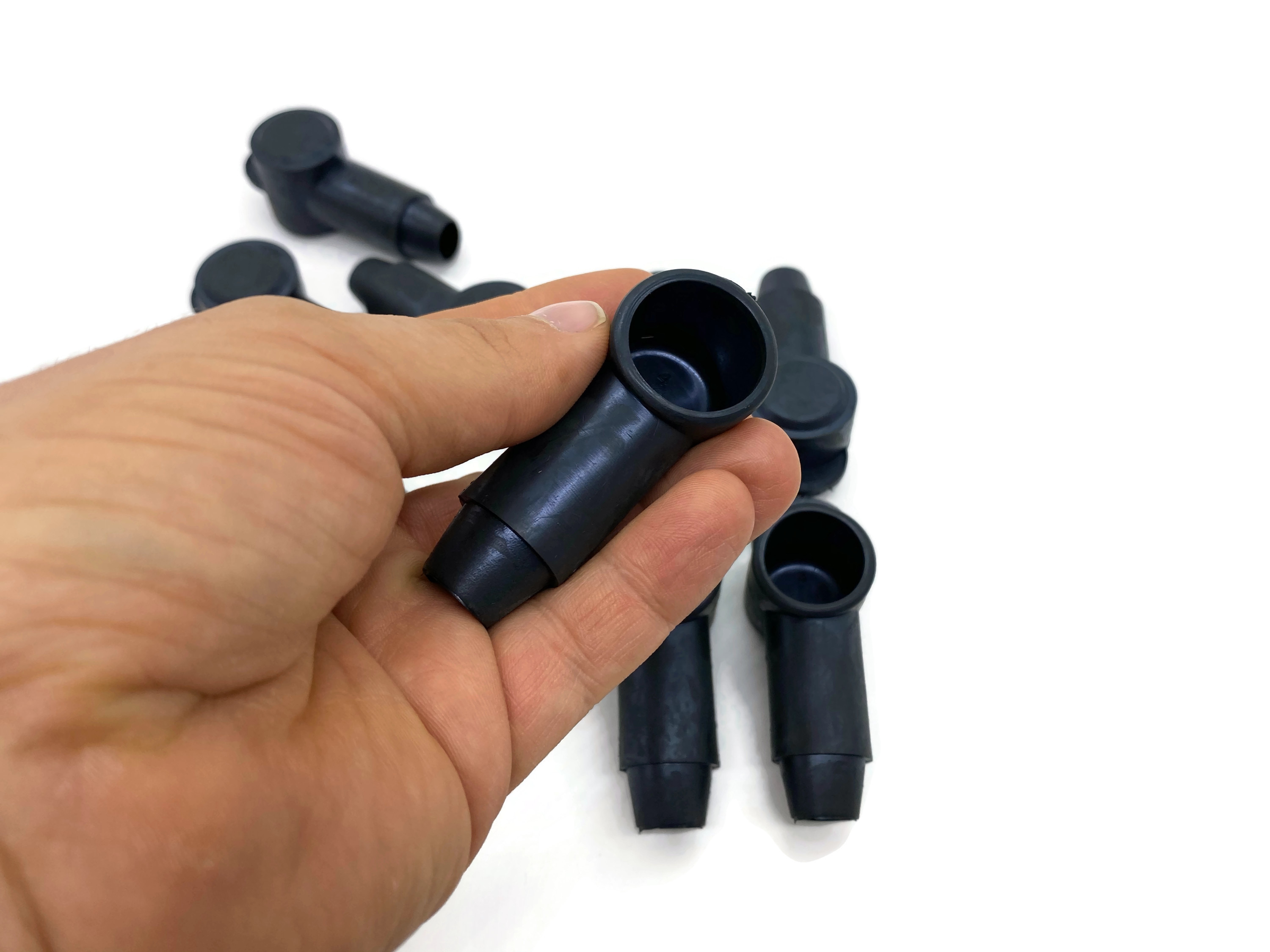 10x Polschutzkappe für Kabel 35-95 mm² Kopf 22mm Schwarz konisch hoher Umwelteinflussschutz - Vorschau 6