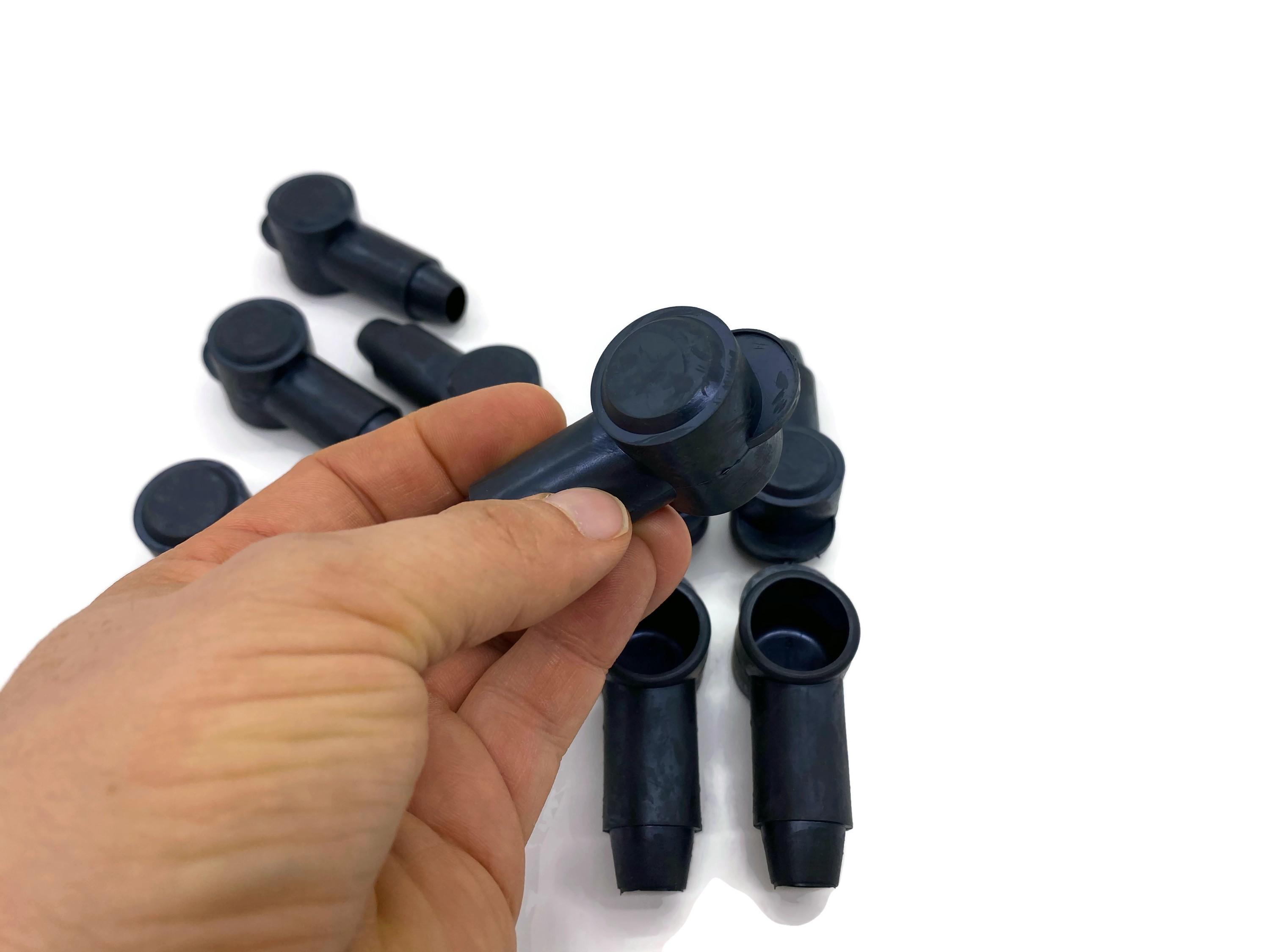 10x Polschutzkappe für Kabel 35-95 mm² Kopf 22mm Schwarz konisch hoher Umwelteinflussschutz - Vorschau 7