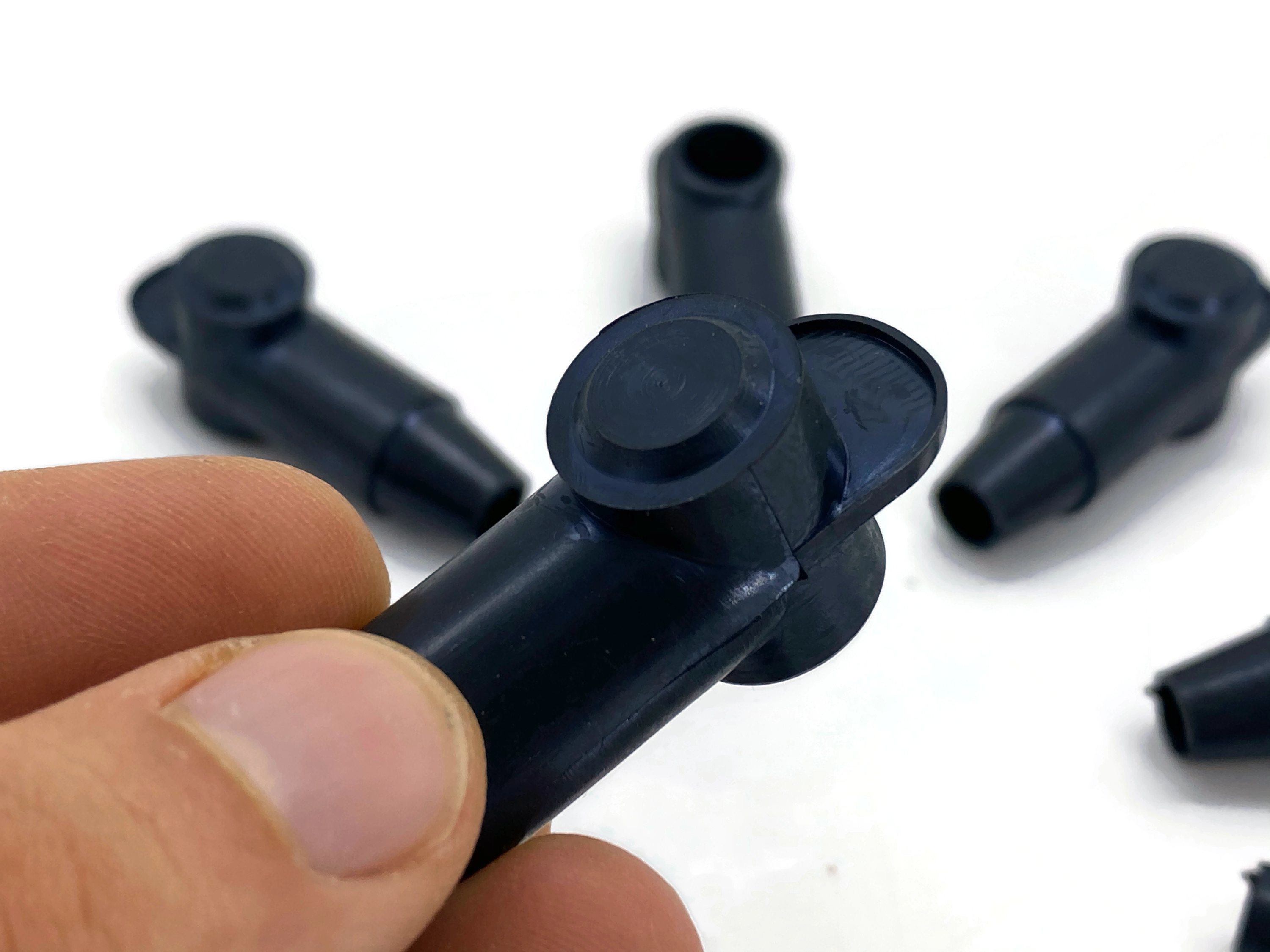 10x Polschutzkappe für Kabel 16-50 mm² 12mm Schwarz konisch PVC temperaturbeständig - Vorschau 7