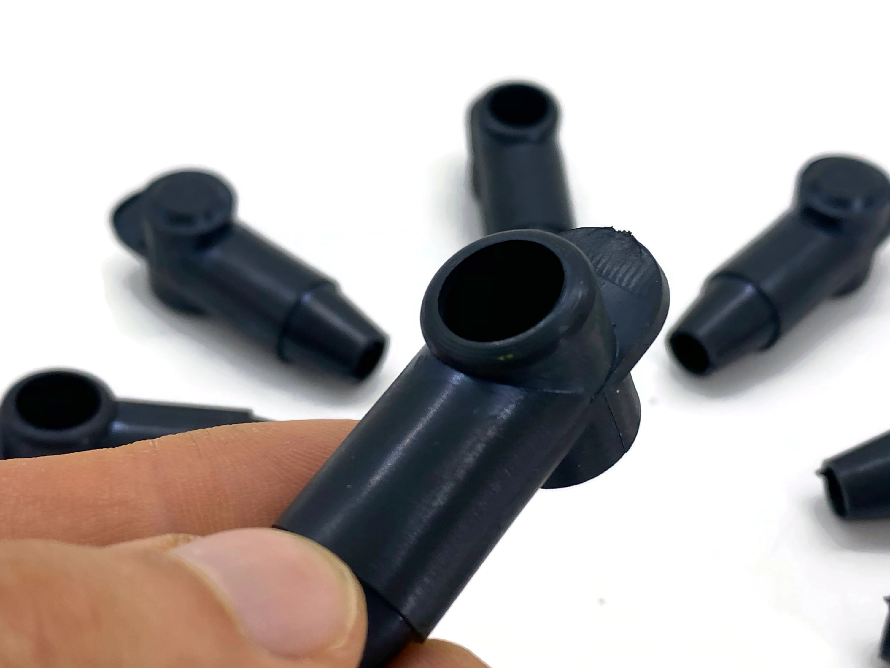 10x Polschutzkappe für Kabel 16-50 mm² 12mm Schwarz konisch PVC temperaturbeständig - Vorschau 8
