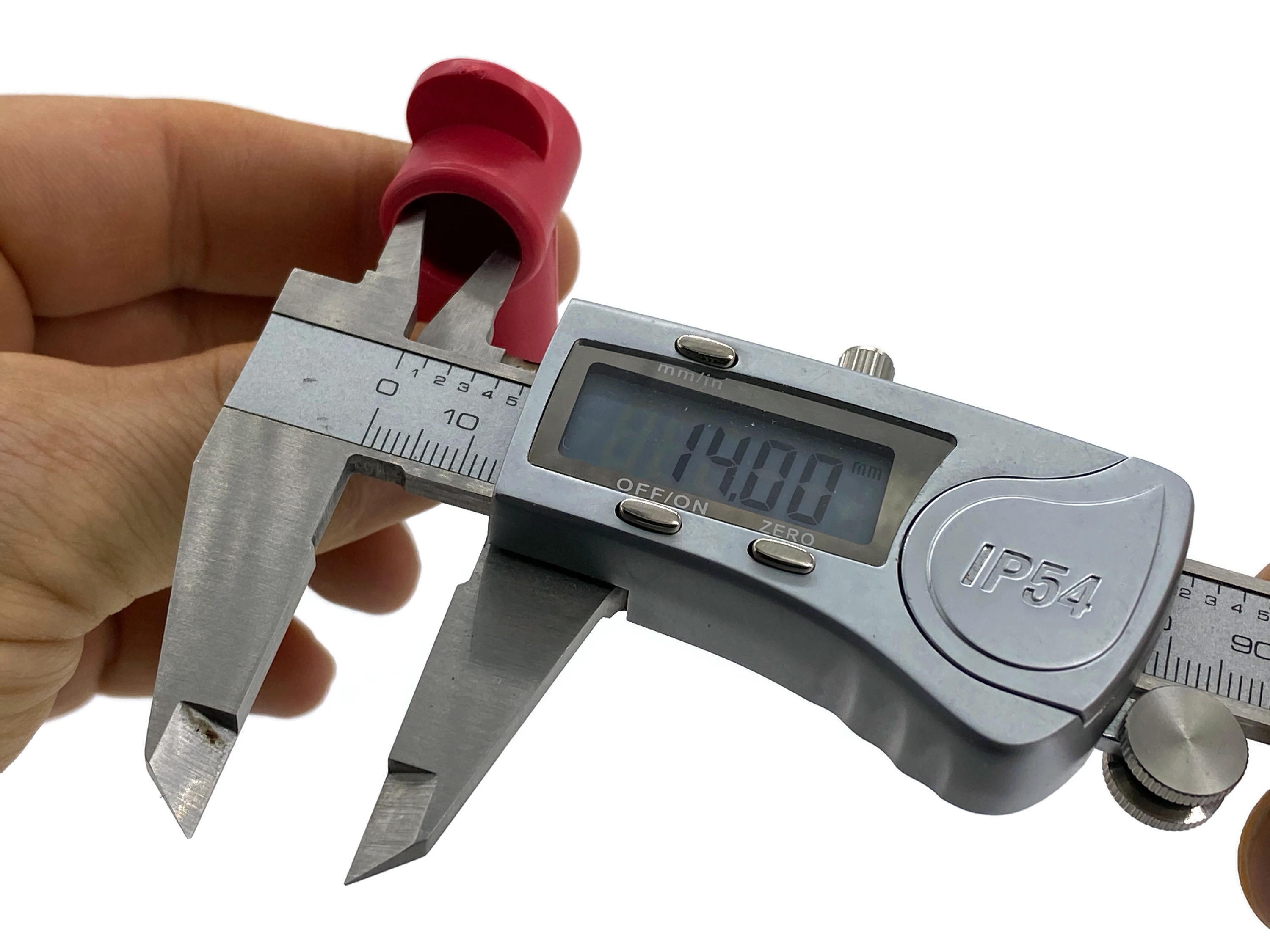 10x Polschutzkappe Rot für Kabel 1,5 2,5 4 6 8 10 mm² Kopf 14mm temperaturbeständig - Vorschau 3