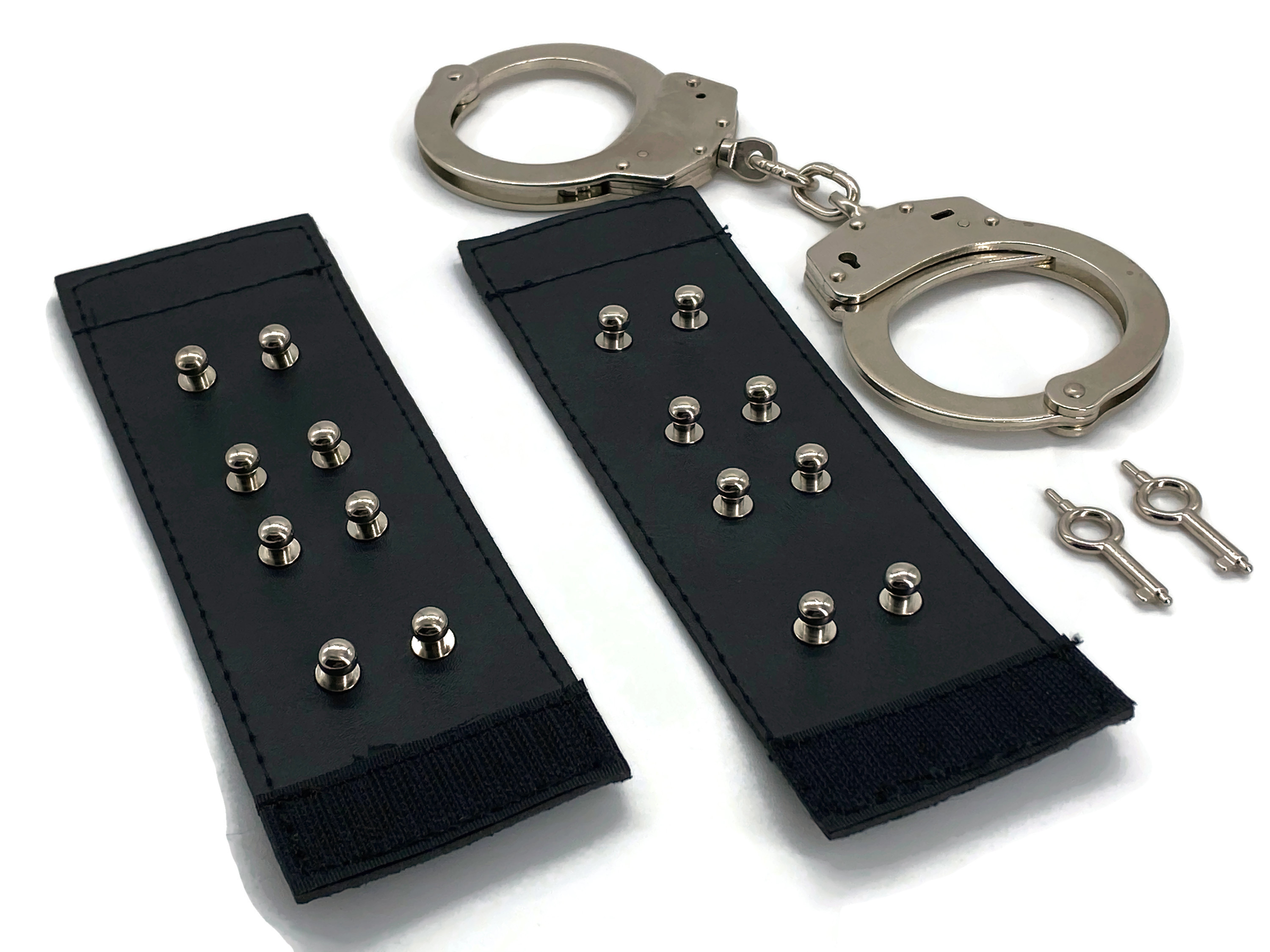 Lederschutz für Handschellen Herrengröße L Armband mit Führung - Vorschau 2