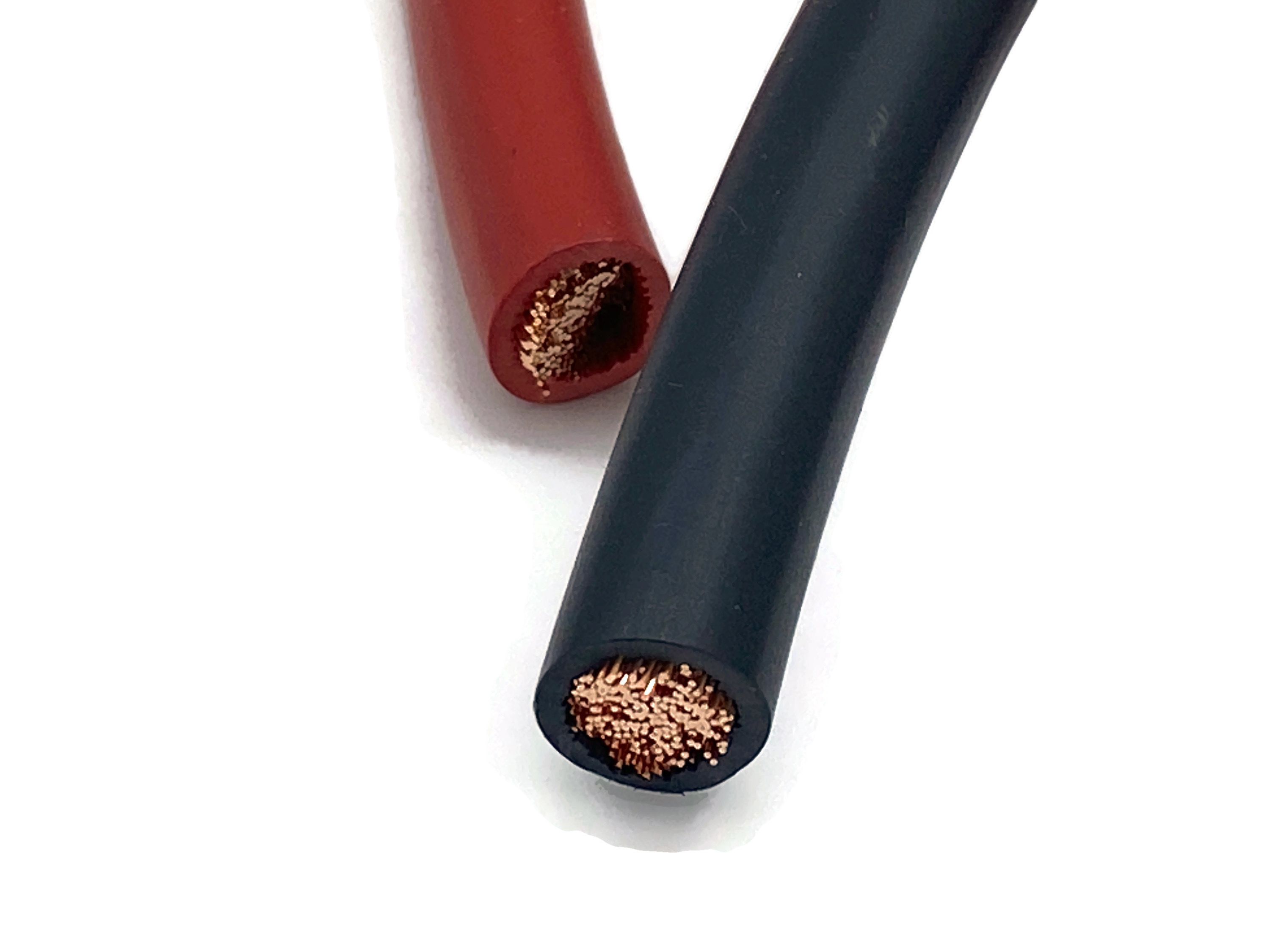 1m Batteriekabel Set 50mm2 4x M8 Kabelschuhe Rot Schwarz hohe Leistung langlebige Verarbeitung - Vorschau 3