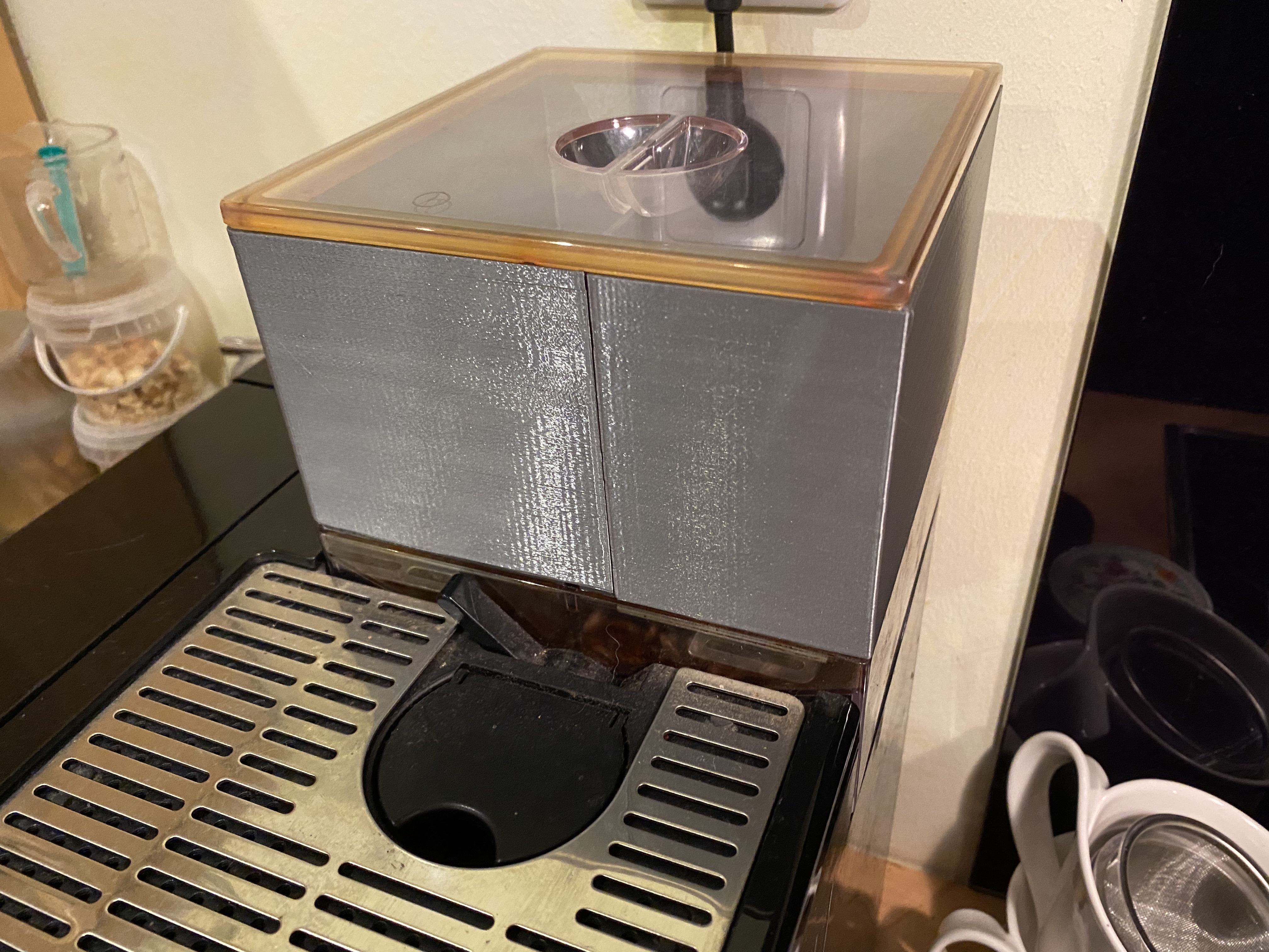 Bohnenbehälter Erweiterung für 600 gr Bohnen kompatibel zu Melitta Caffeo Vollautomat - Vorschau 2