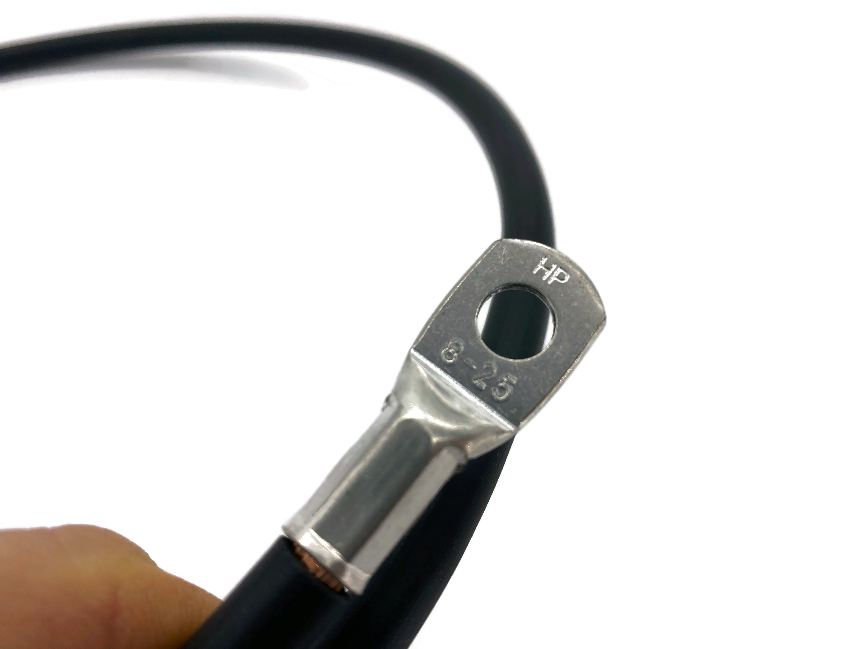 Batteriekabel 25 mm² 100cm M8 M10 Schwarz für Auto Boot Motorrad flexibel hochwertig - Vorschau 7