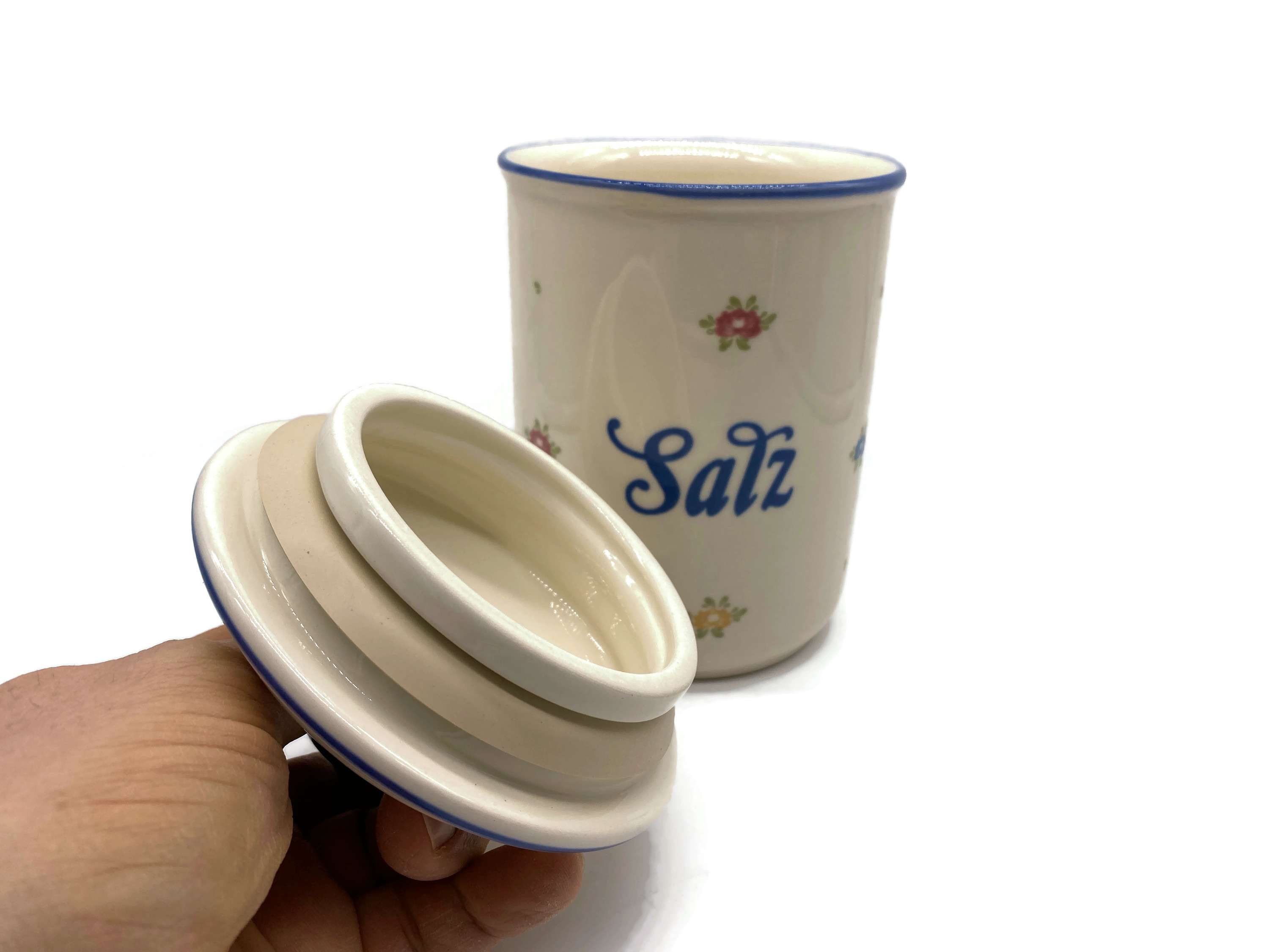 Zeller Keramik Petite Rose Vorratsdose Salz 1,00 l - Vorschau 2