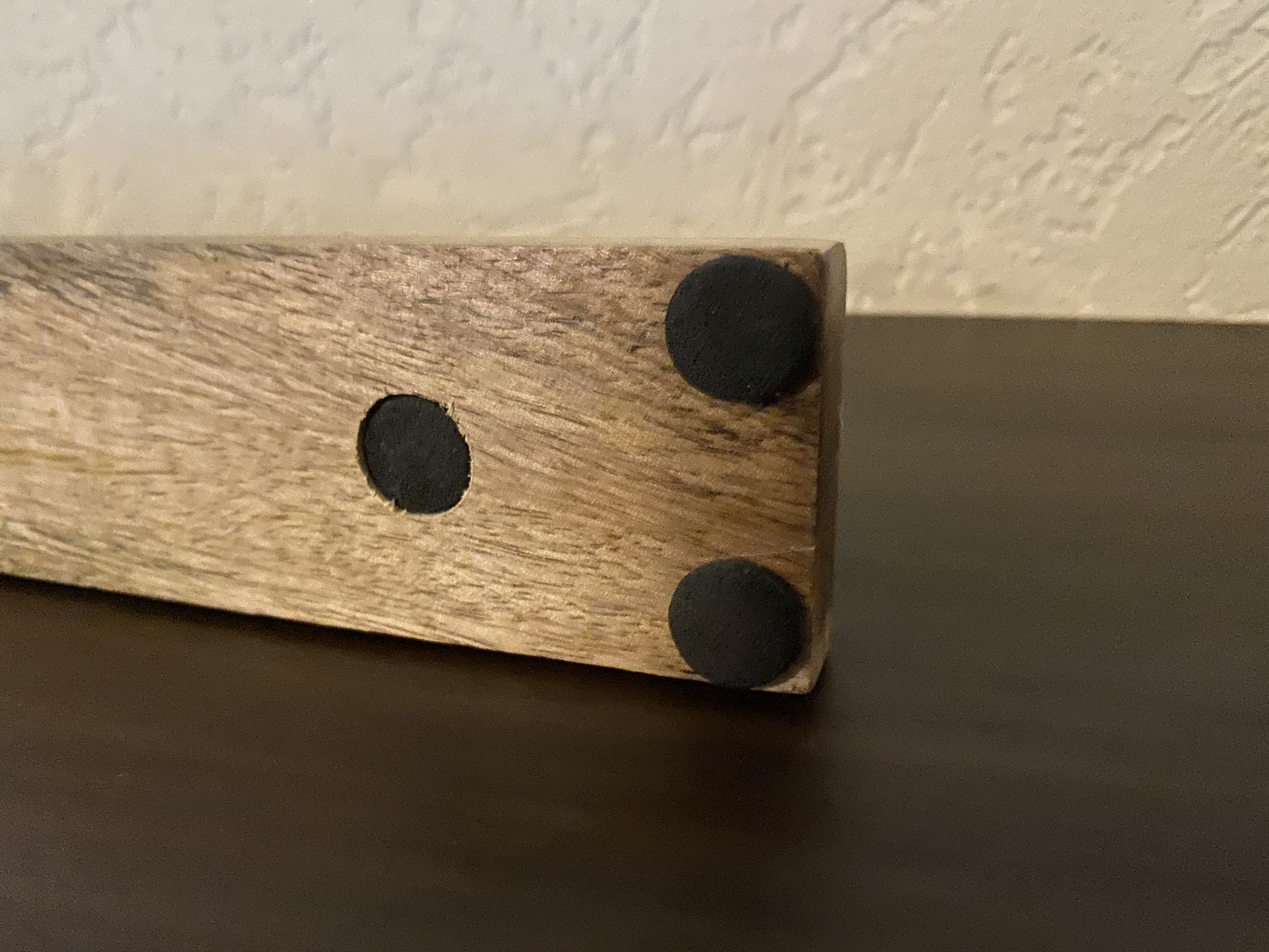 Schriftzug Heimat Aluminium auf Mangoholz Sockel Deko Design - Vorschau 8