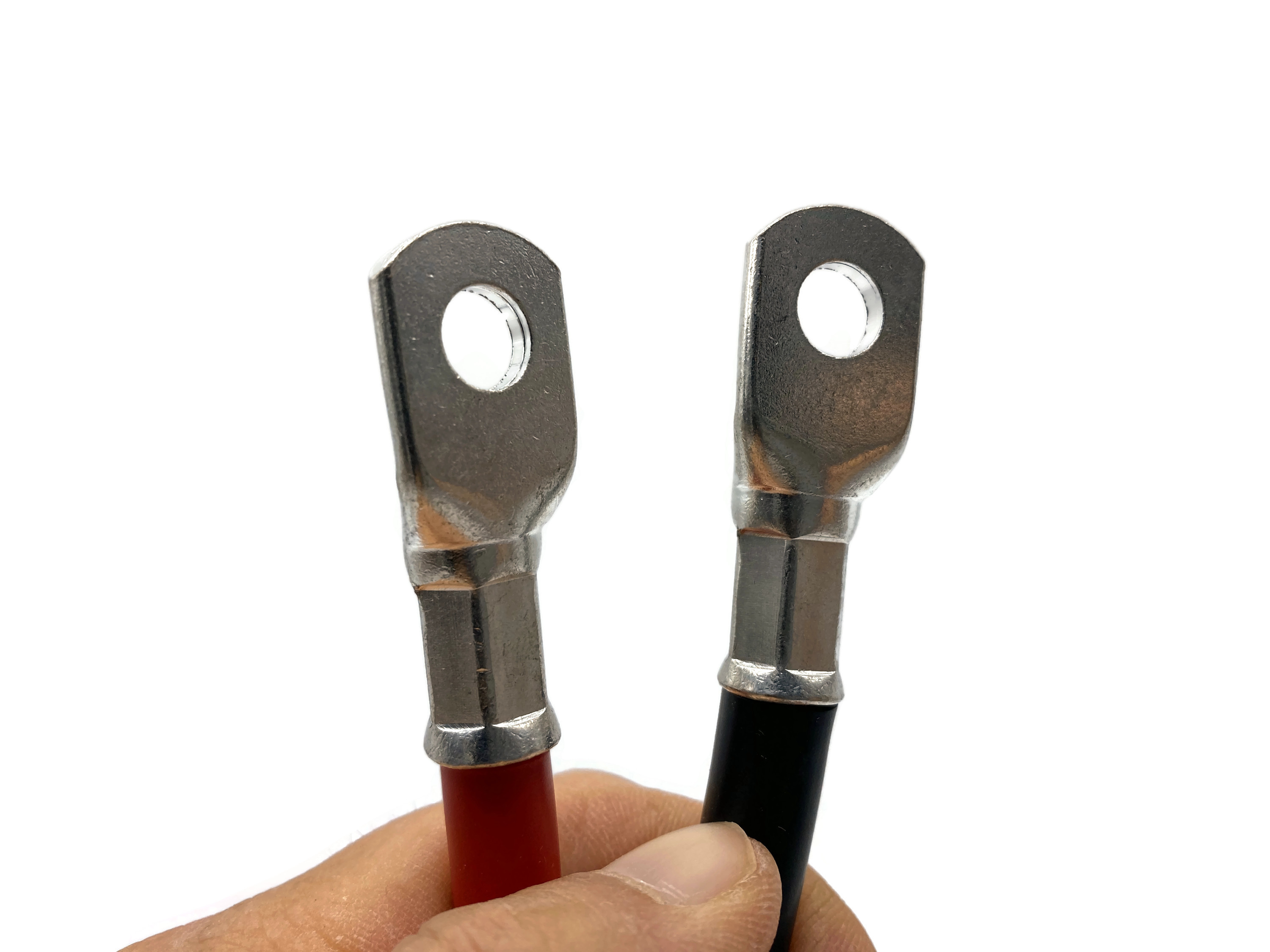 Batteriekabel Set 35 mm² 75cm M8 Rot Schwarz für Autos Boote Motorräder und mehr - Vorschau 2