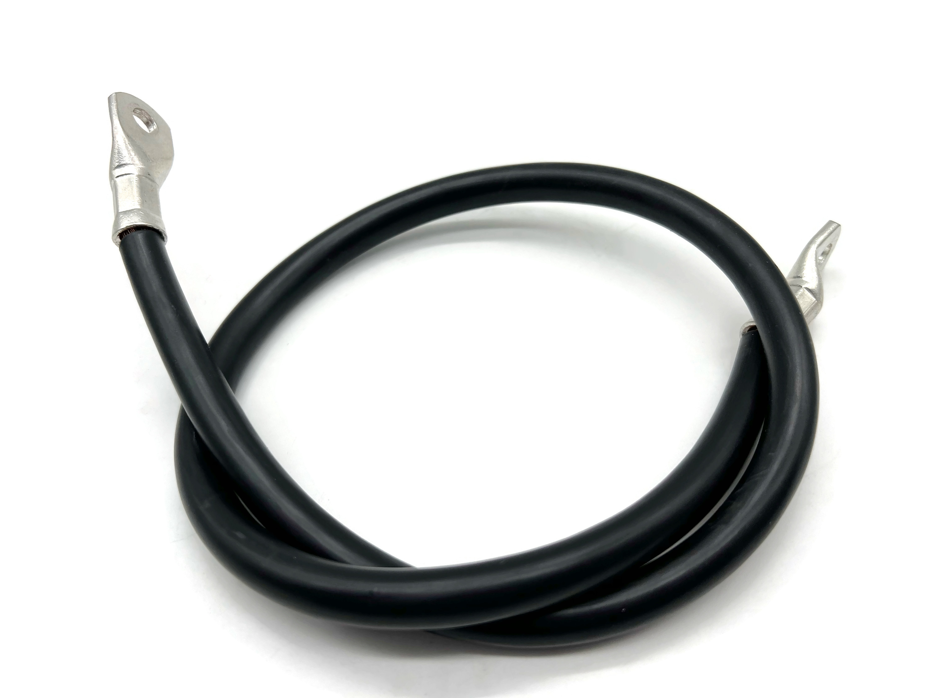 Batteriekabel 50 mm² 75cm mit Kabelschuhen M8 Schwarz - Vorschau 5