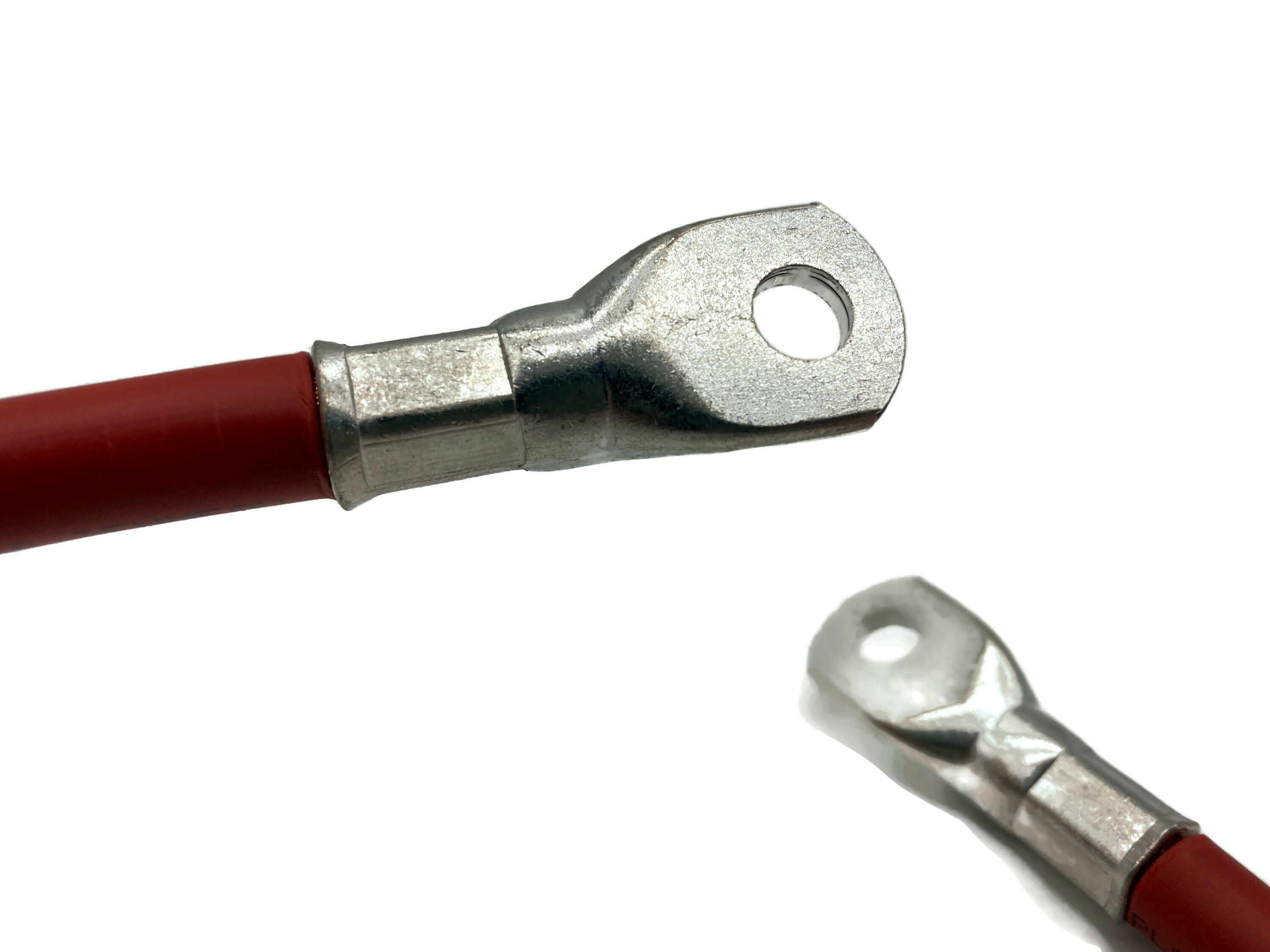 Batteriekabel 50 mm² 75cm mit Kabelschuhen M8 Rot für Auto Boot Motorrad robust - Vorschau 4