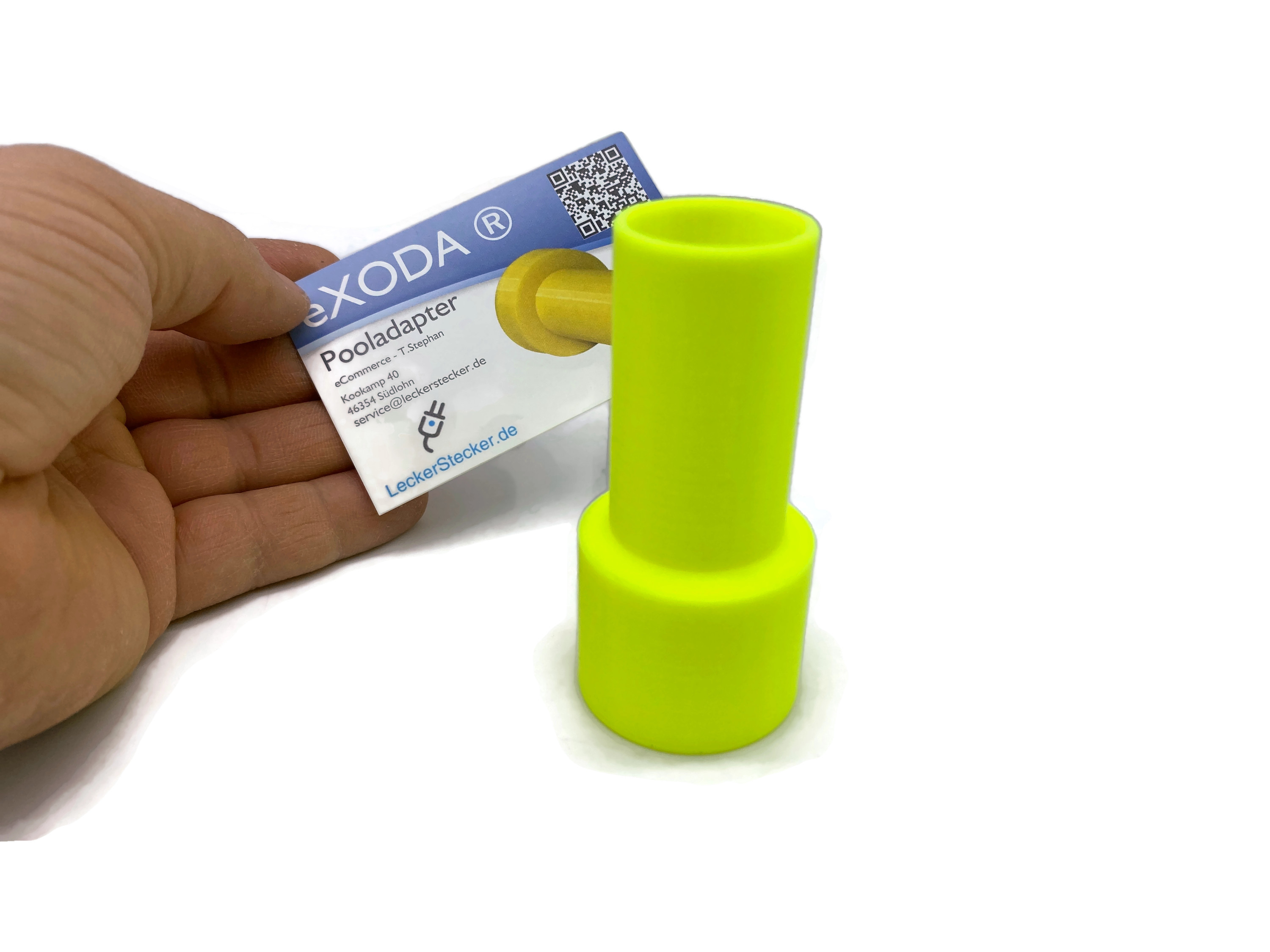 Pool Adapter 38mm auf 28mm mit 3 cm Schaft V2 Schlauch Verbinder für Poolsysteme - Vorschau 3