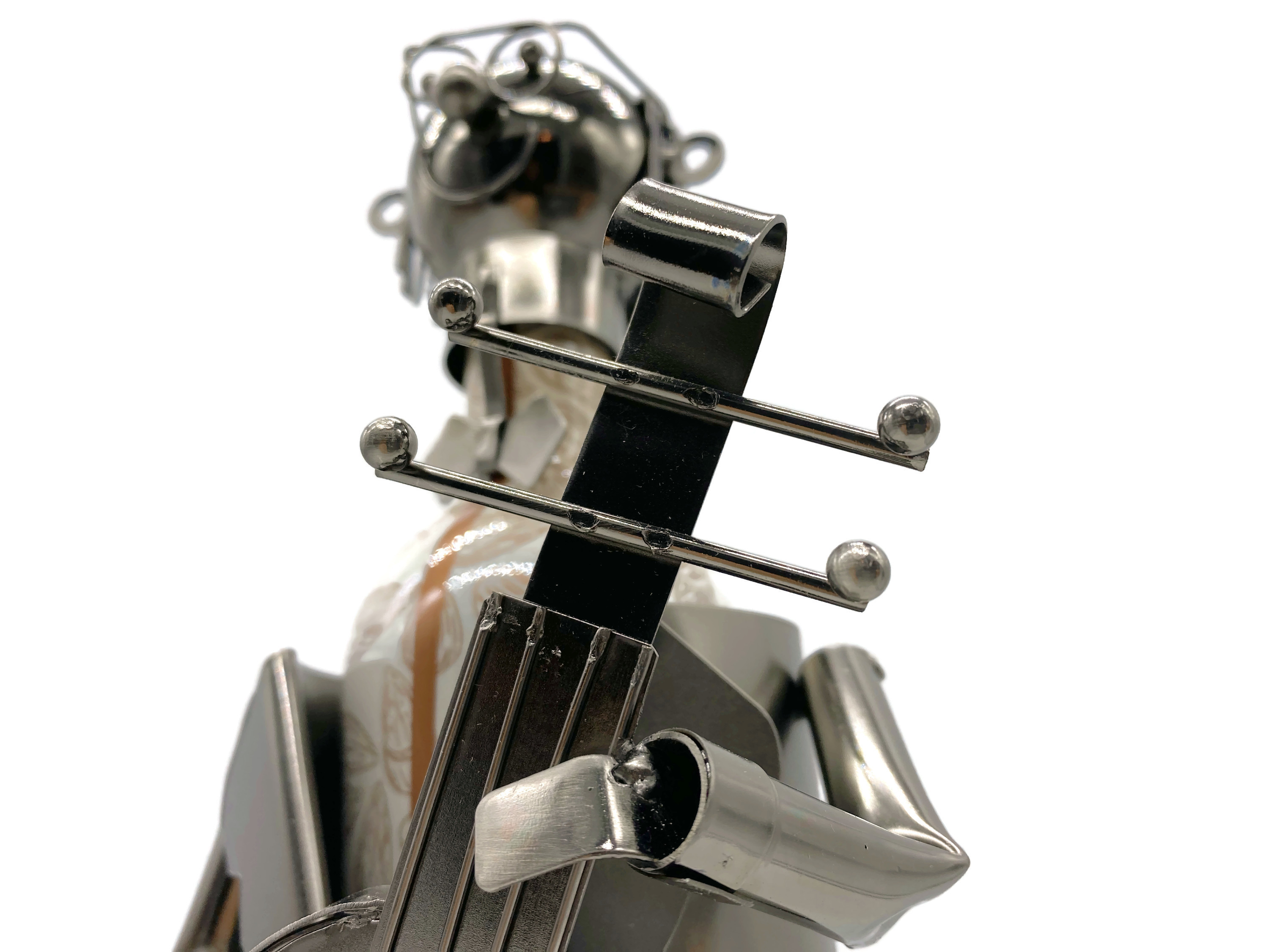 Weinflaschenhalter Musik Figuren Cellospieler Musiker Francesco - Vorschau 2
