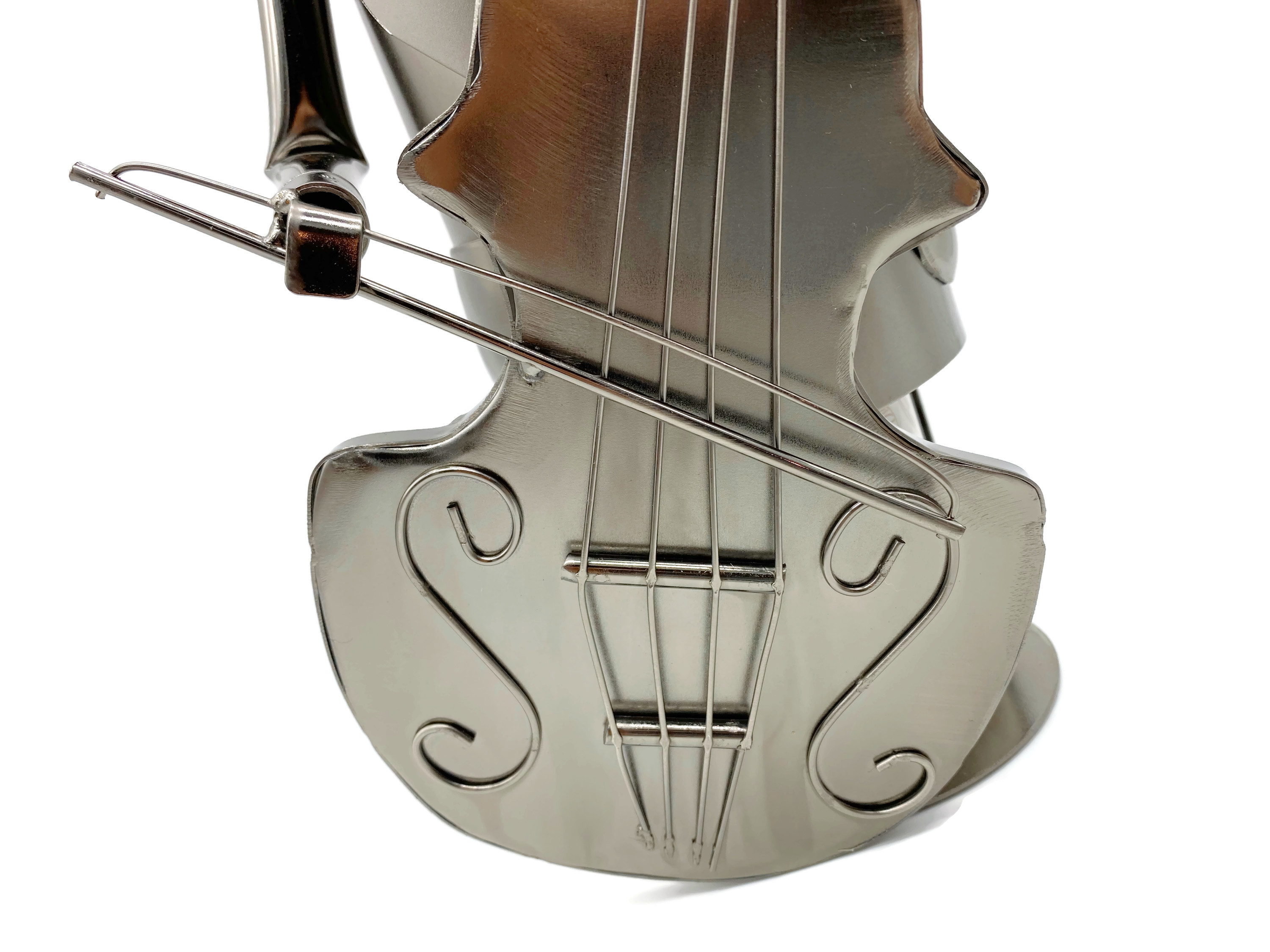 Weinflaschenhalter Musik Figuren Cellospieler Musiker Francesco - Vorschau 3