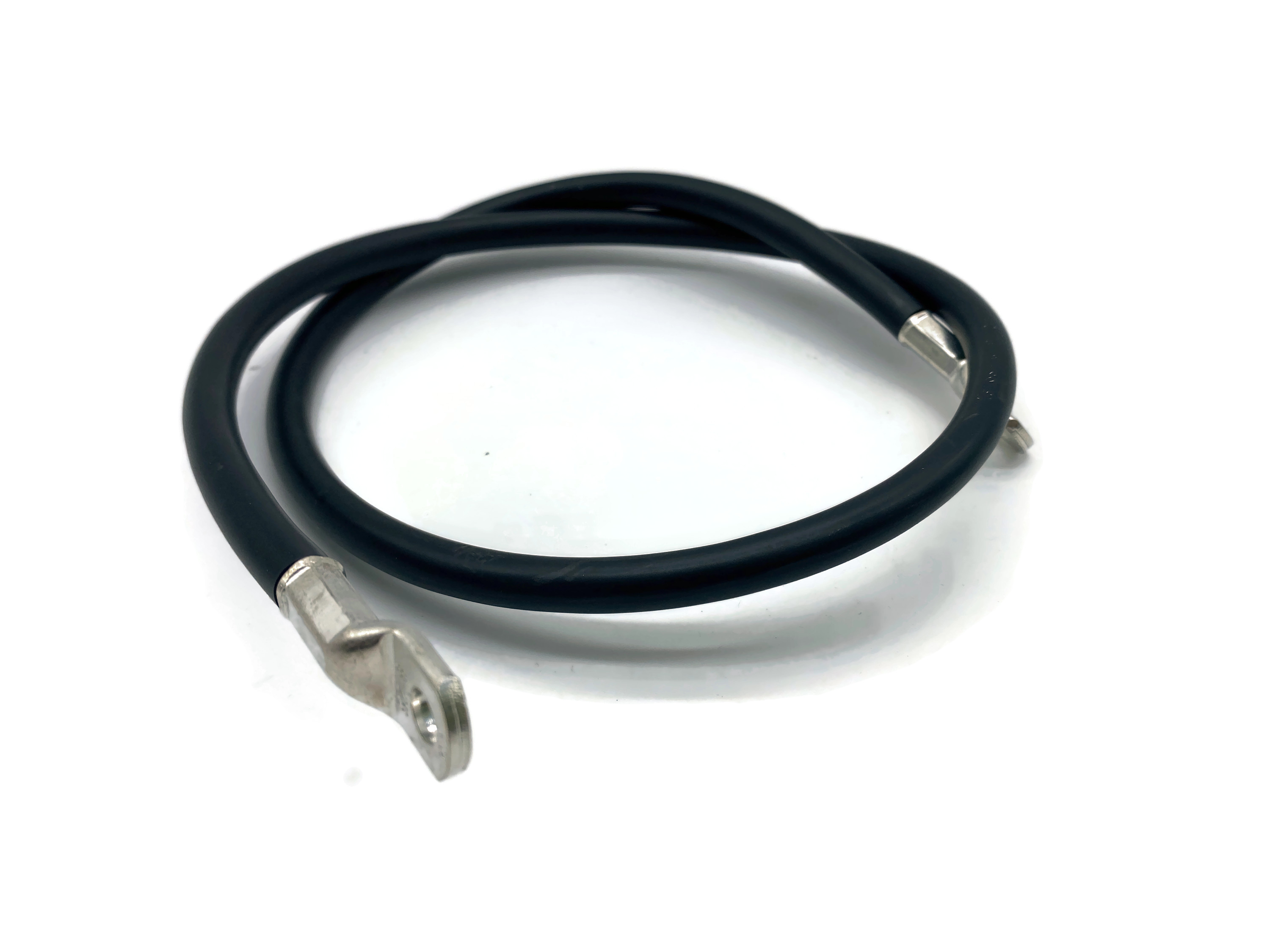 Batteriekabel 25 mm² 75cm mit Kabelschuhen M6 Schwarz - Vorschau 2