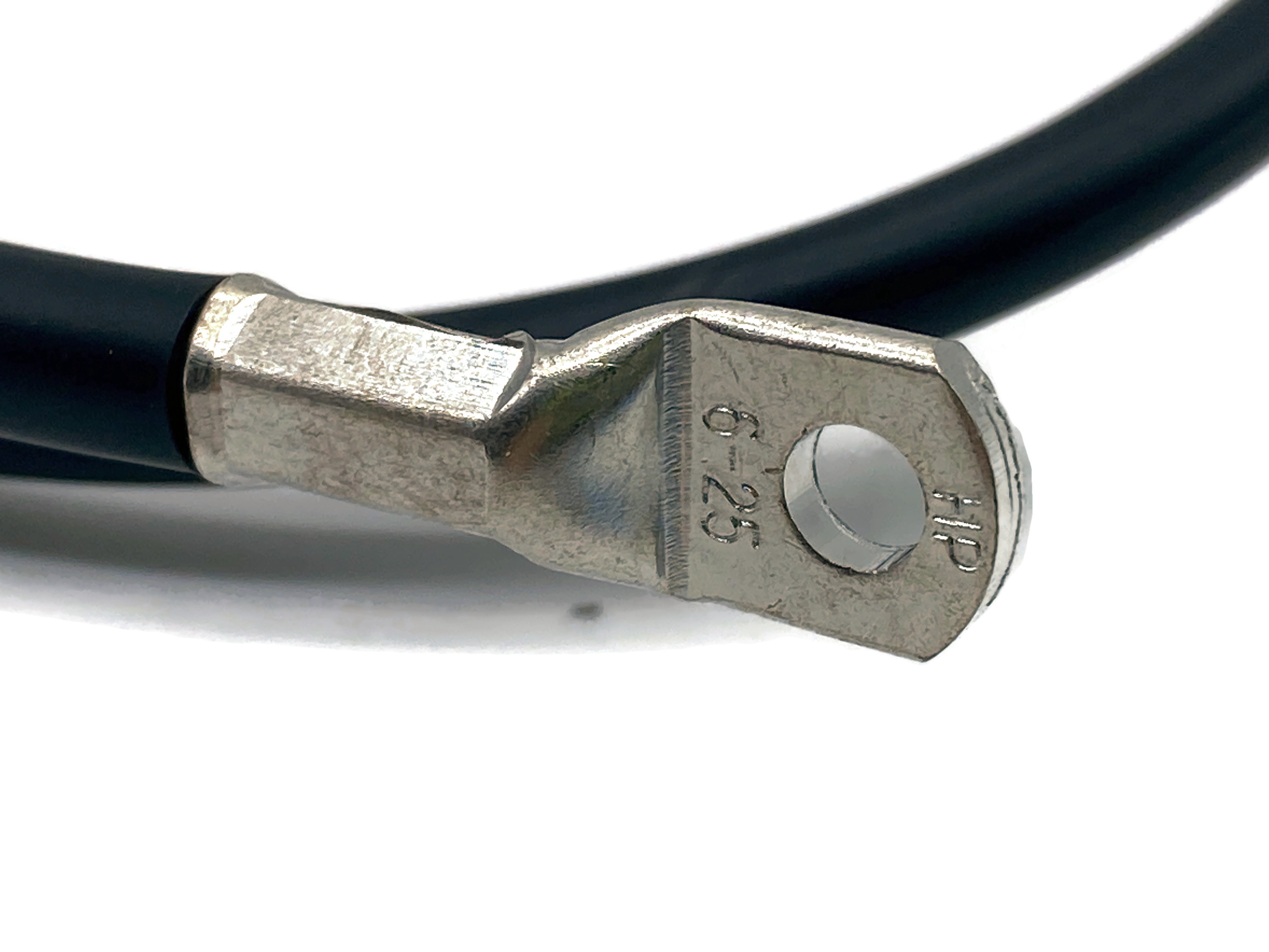 Batteriekabel 25 mm² 75cm mit Kabelschuhen M6 Schwarz - Vorschau 3
