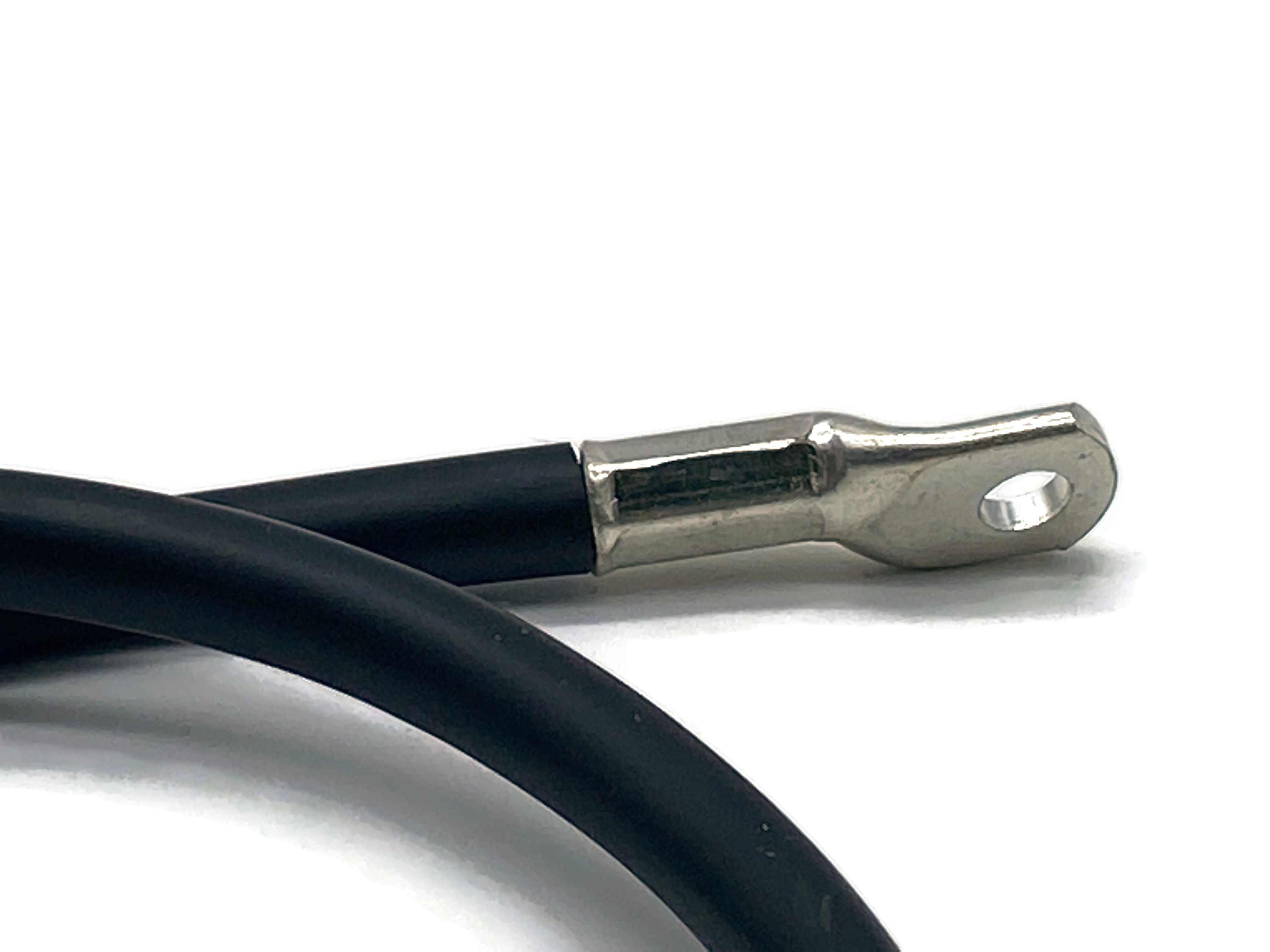Batteriekabel 25 mm² 75cm mit Kabelschuhen M6 Schwarz - Vorschau 4