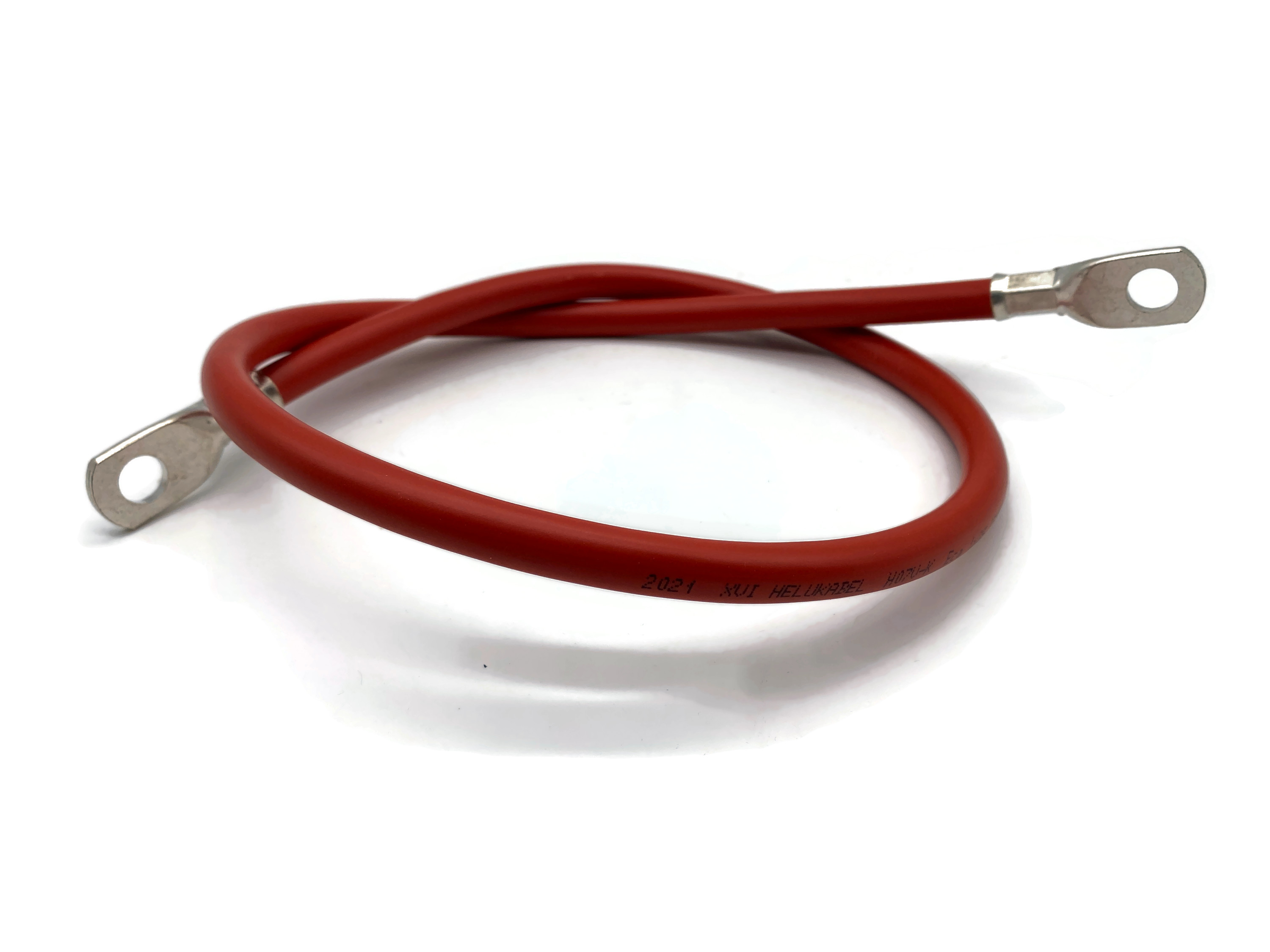 Batteriekabel 35 mm² 75cm mit Kabelschuhen M10 Rot - Vorschau 2