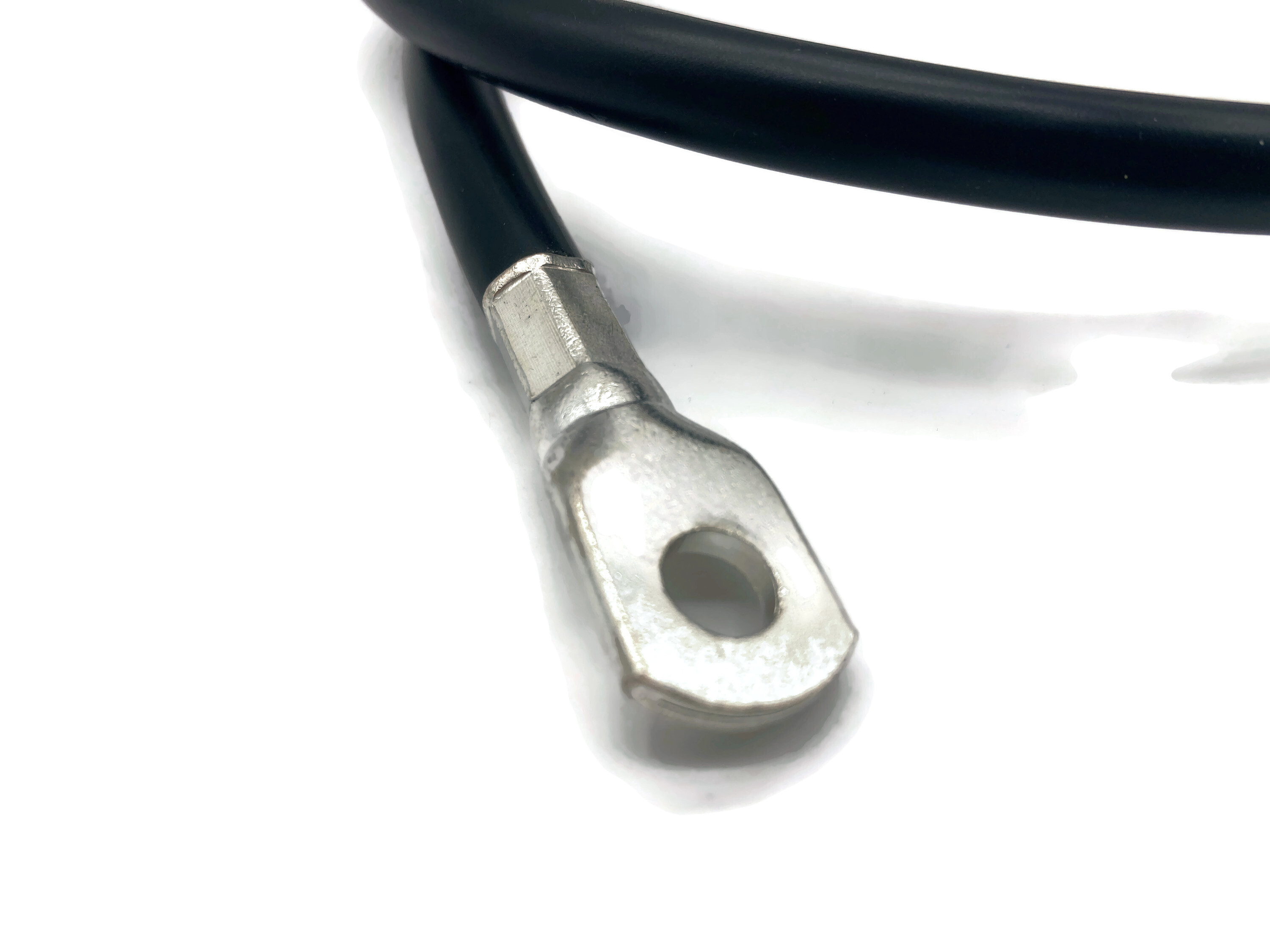 Batteriekabel 35 mm² 75cm Kabelschuhe M10 und M8 Schwarz - Vorschau 5