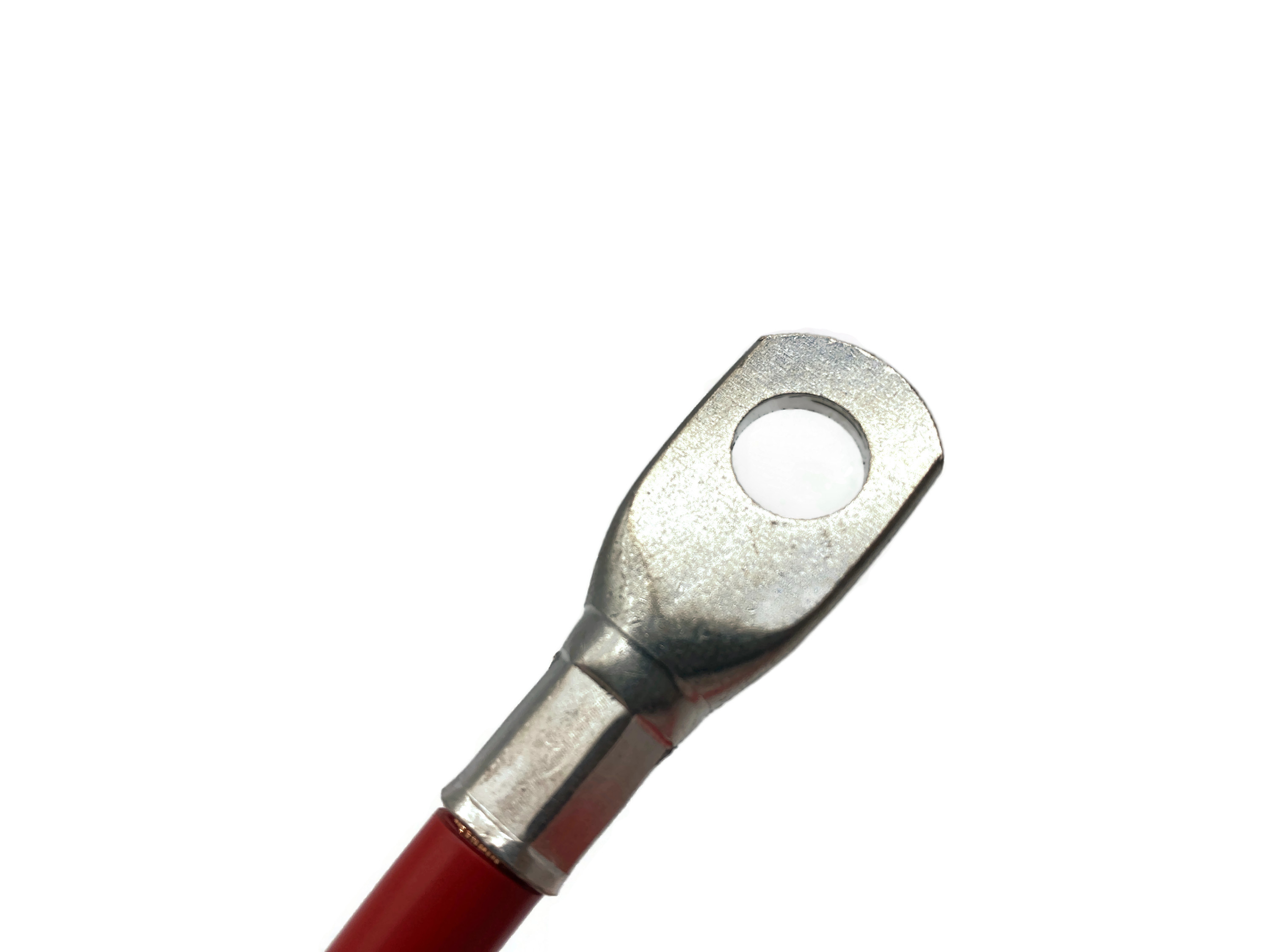 Batteriekabel 35 mm² 75cm Kabelschuhe M10 und M8 Rot - Vorschau 3