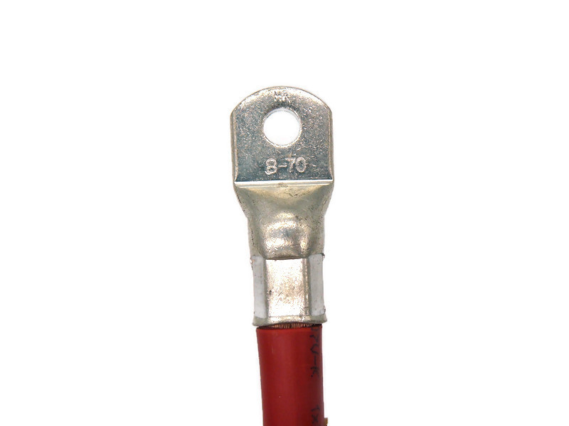Exoda Batteriekabel 70 mm² 30cm mit M6 M8 Kabelschuhen Rot für Auto Boot Motorrad - Vorschau 2
