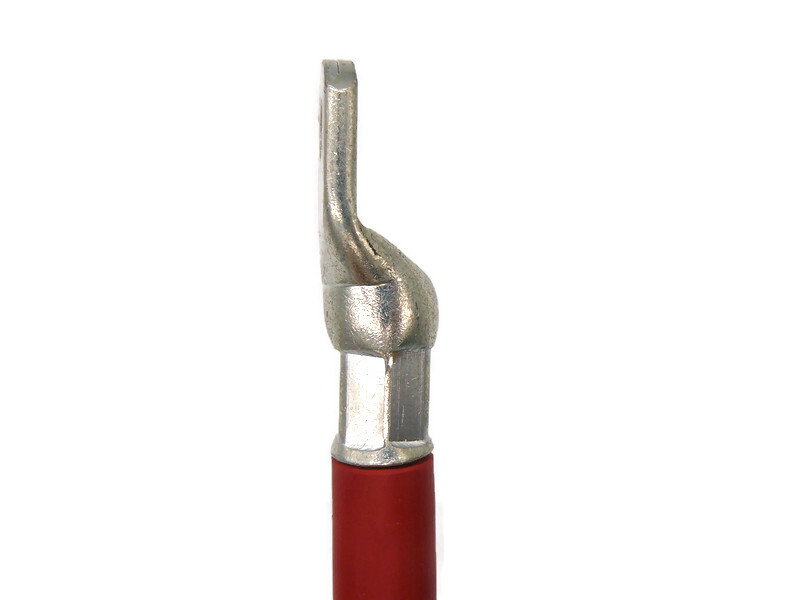Exoda Batteriekabel 70 mm² 30cm mit M6 M8 Kabelschuhen Rot für Auto Boot Motorrad - Vorschau 3