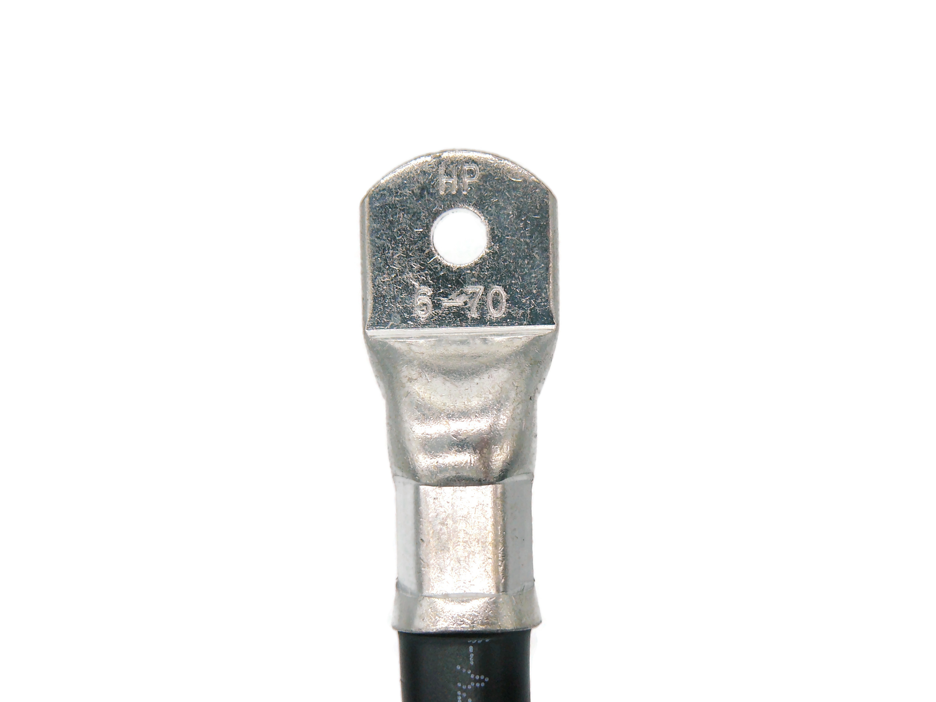 Batteriekabel 70 mm² 30cm Kabelschuhe M6 M8 Schwarz - Flexibles Kabel mit 99 Kupferanteil - Vorschau 3